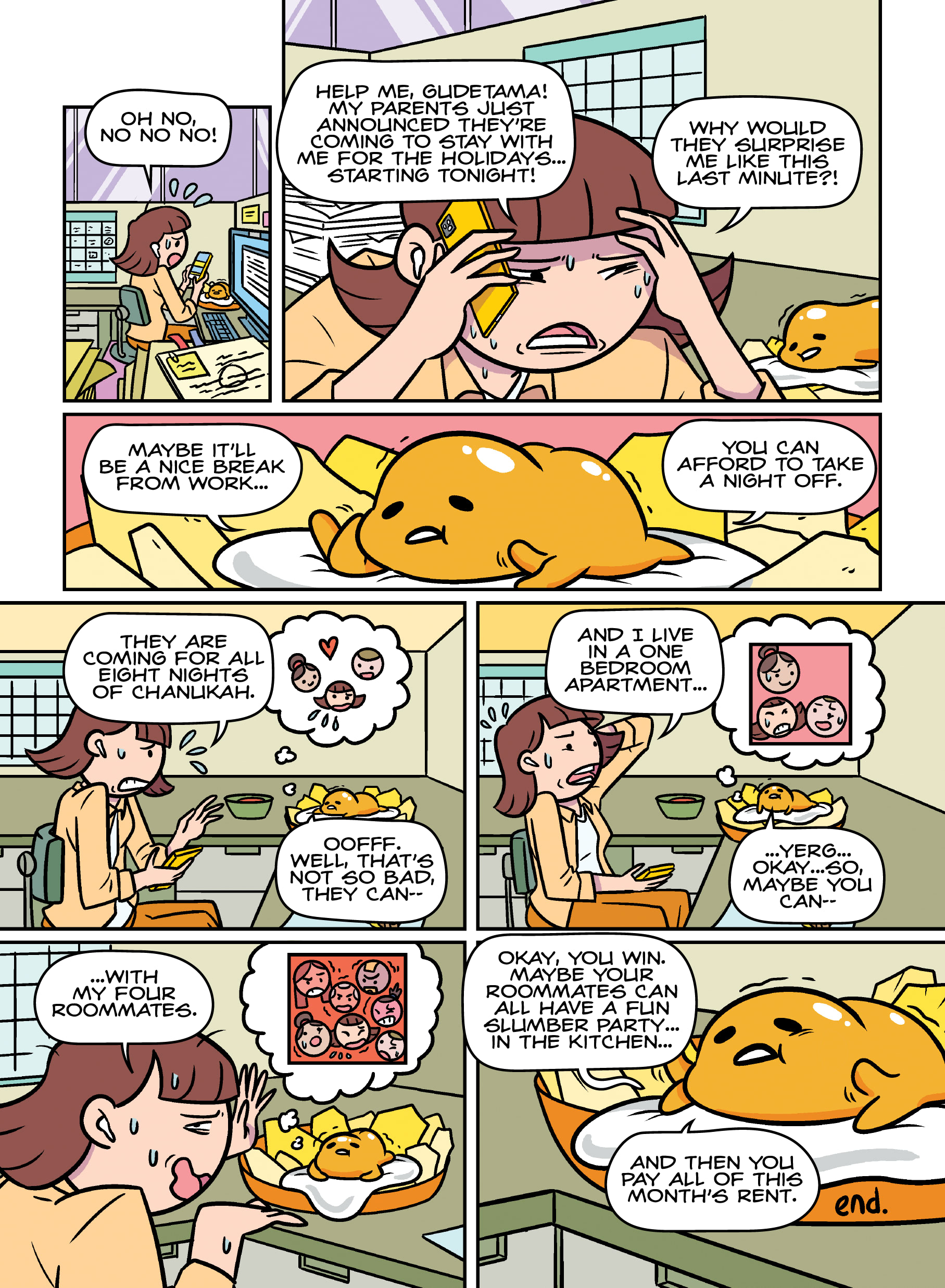 Read online Gudetama comic -  Issue # Surviving the Holidays - 7