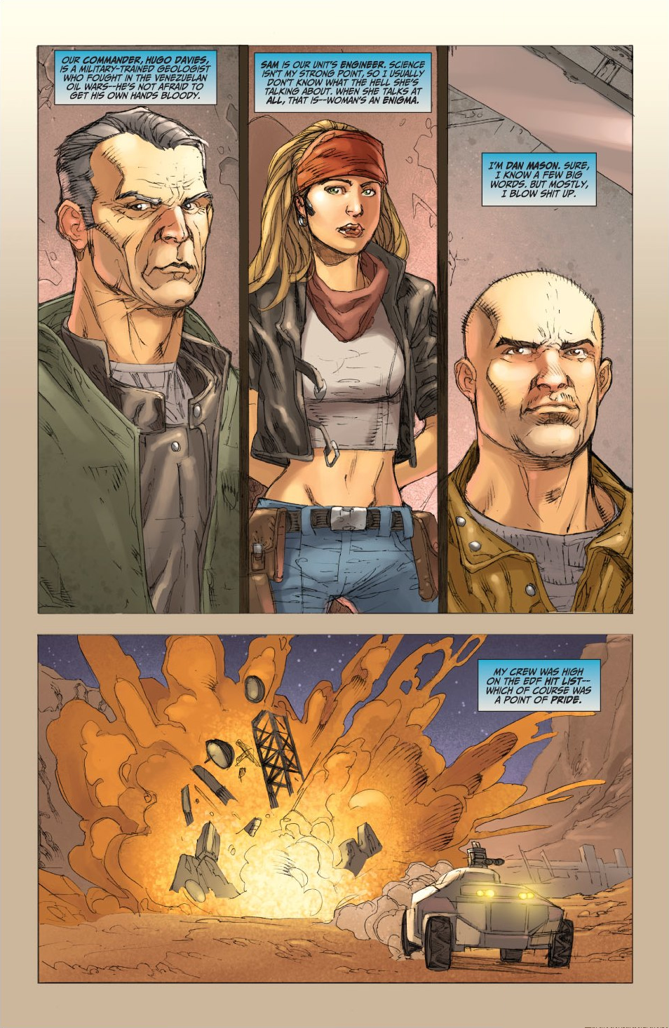 Read online Red Faction: Guerrilla Book #1 ''A Fire On Mars'' comic -  Issue #1 ''A Fire On Mars'' Full - 10