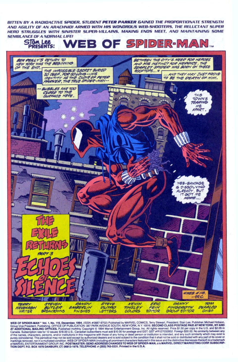 Read online Web of Spider-Man (1985) comic -  Issue #119 - 3