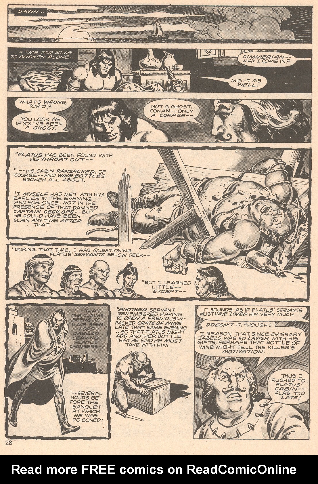 Read online The Savage Sword Of Conan comic -  Issue #66 - 28