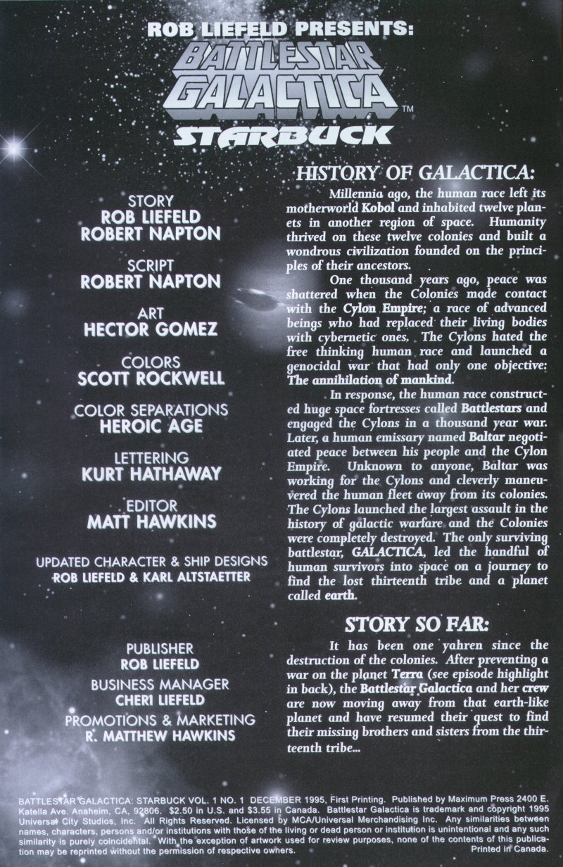 Read online Battlestar Galactica: Starbuck comic -  Issue #1 - 2