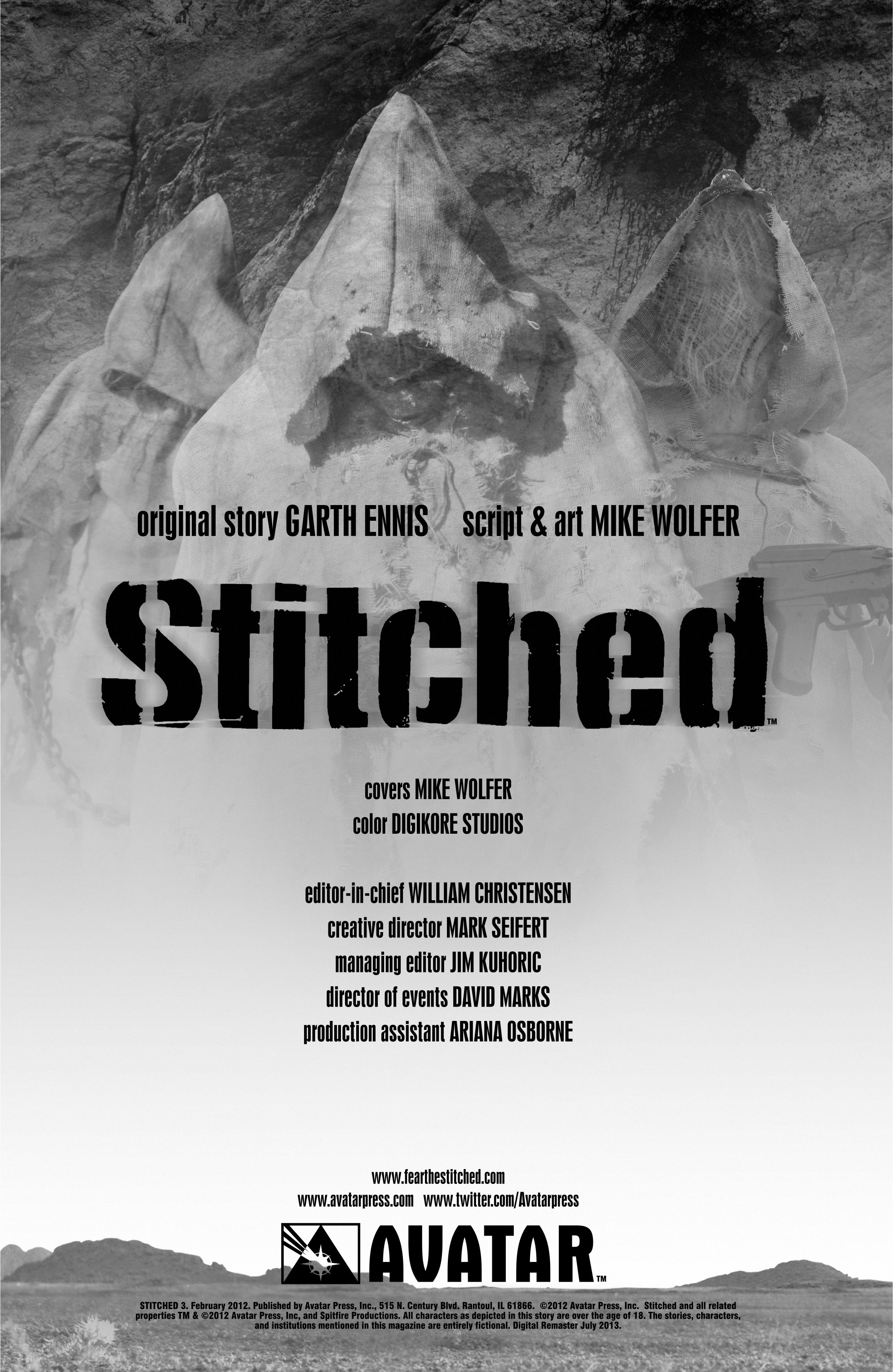 Read online Stitched comic -  Issue #3 - 2
