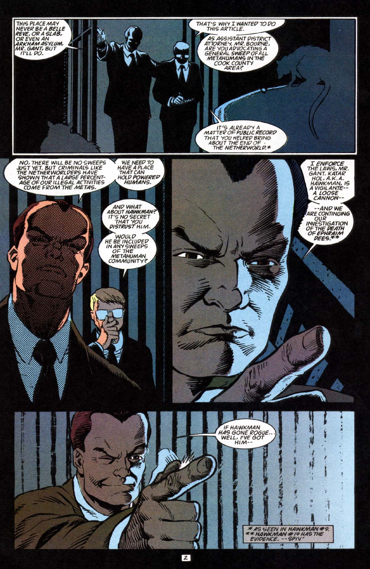 Hawkman (1993) Issue #23 #26 - English 3