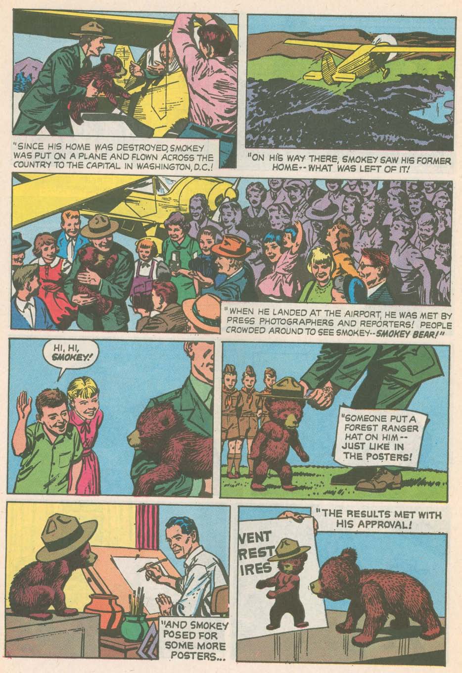 Read online The True Story of Smokey  Bear comic -  Issue # Full - 15