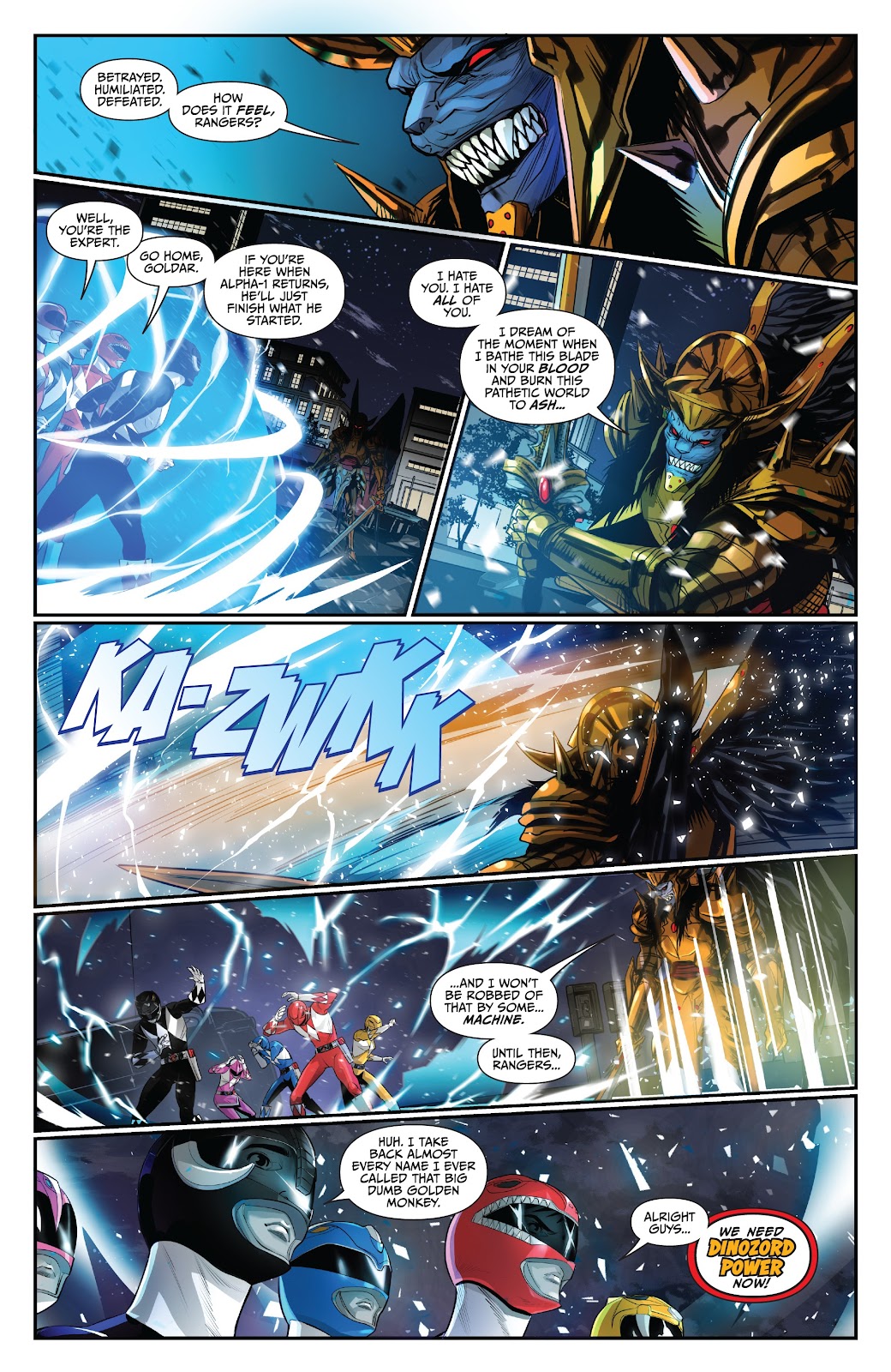Saban's Go Go Power Rangers: Forever Rangers issue Full - Page 6