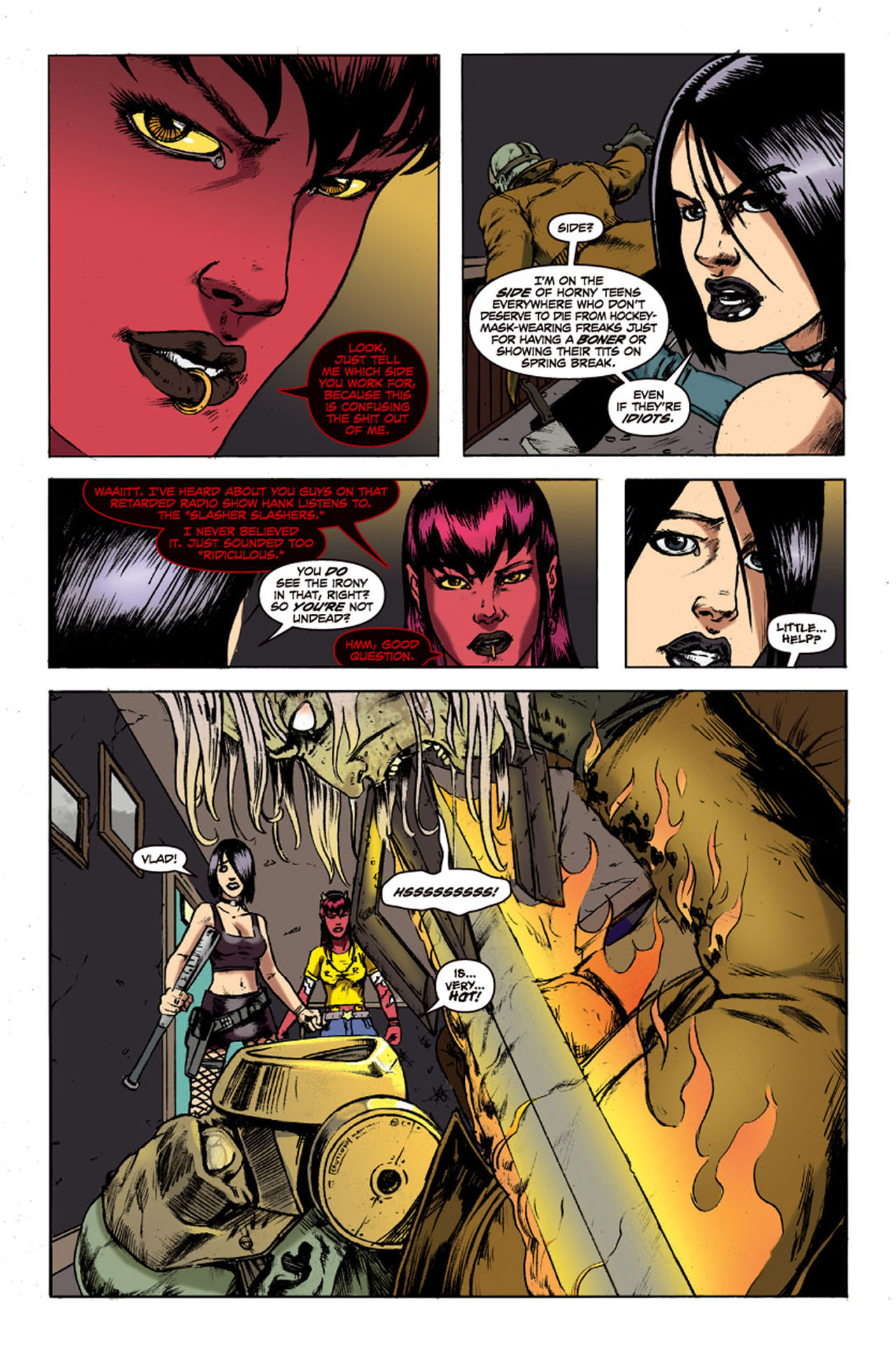 Read online Hack/Slash & Mercy Sparx: A Slice of Hell comic -  Issue #2 - 13