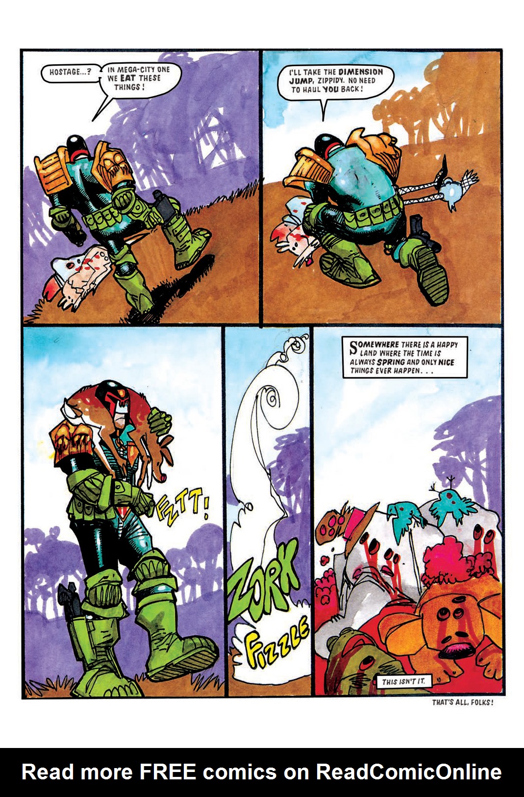 Read online Judge Dredd [Collections - Rebellion] comic -  Issue # TPB Judge Dredd - Heavy Metal Dredd - 120