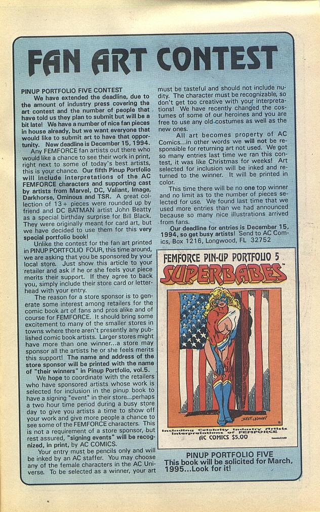 Read online Femforce comic -  Issue #78 - 33