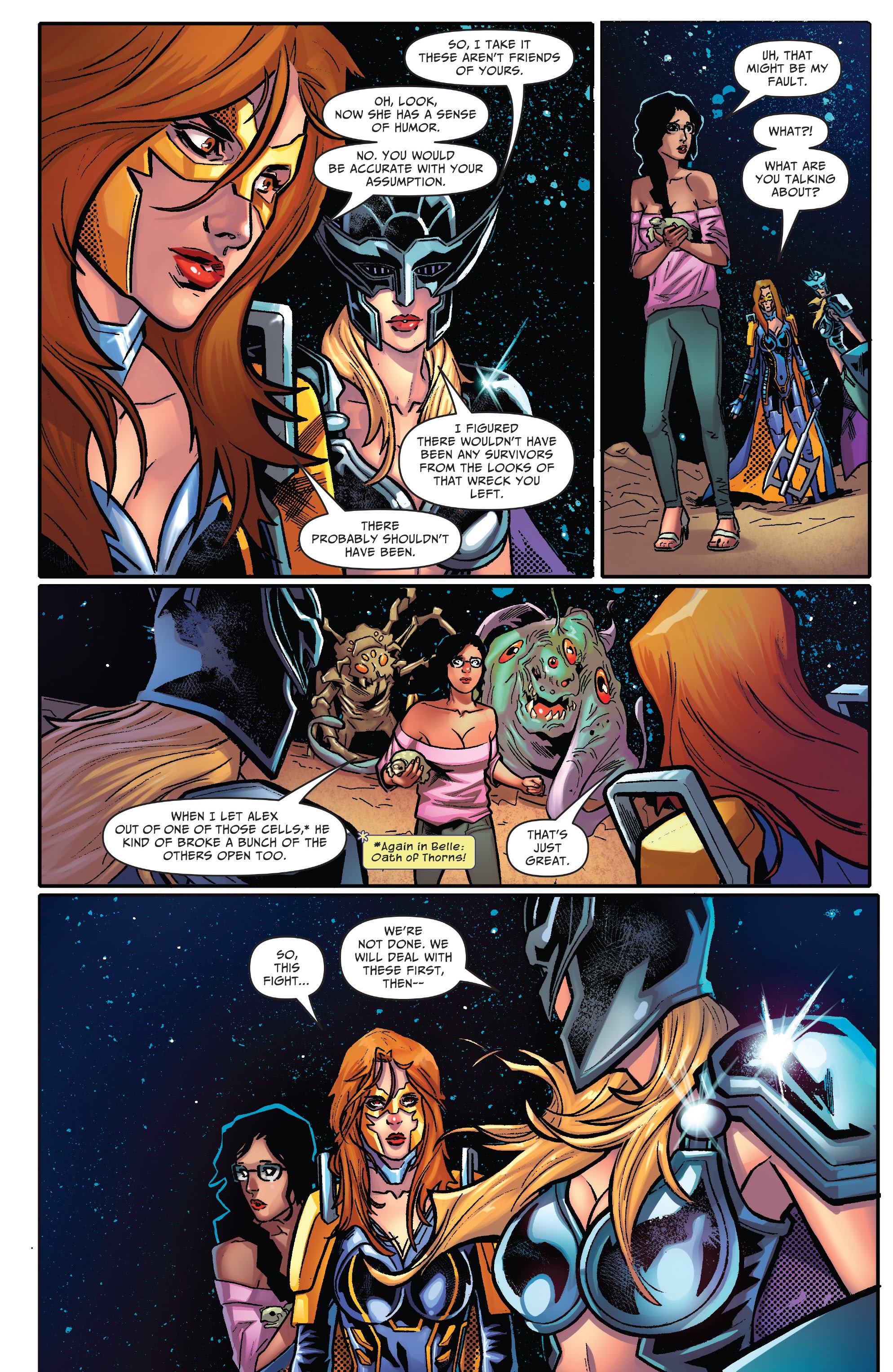 Read online Belle vs The Black Knight comic -  Issue # Full - 17