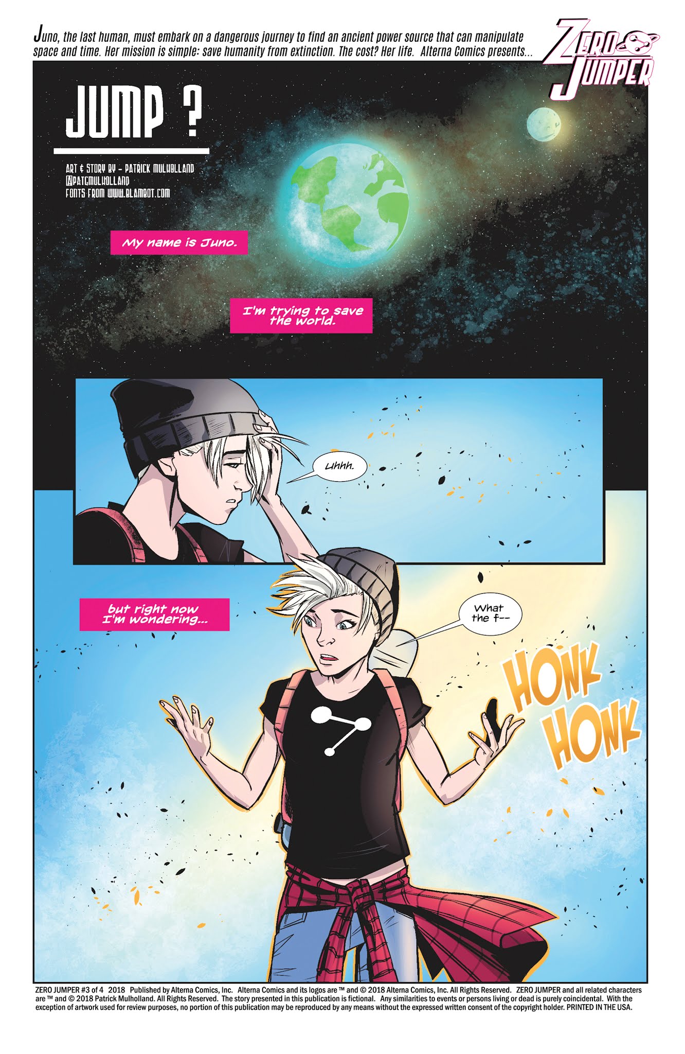 Read online Zero Jumper comic -  Issue #3 - 2
