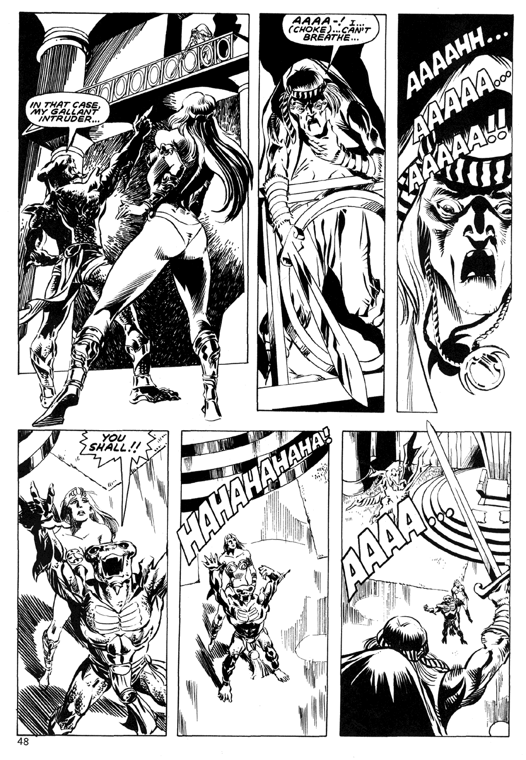 Read online The Savage Sword Of Conan comic -  Issue #120 - 49