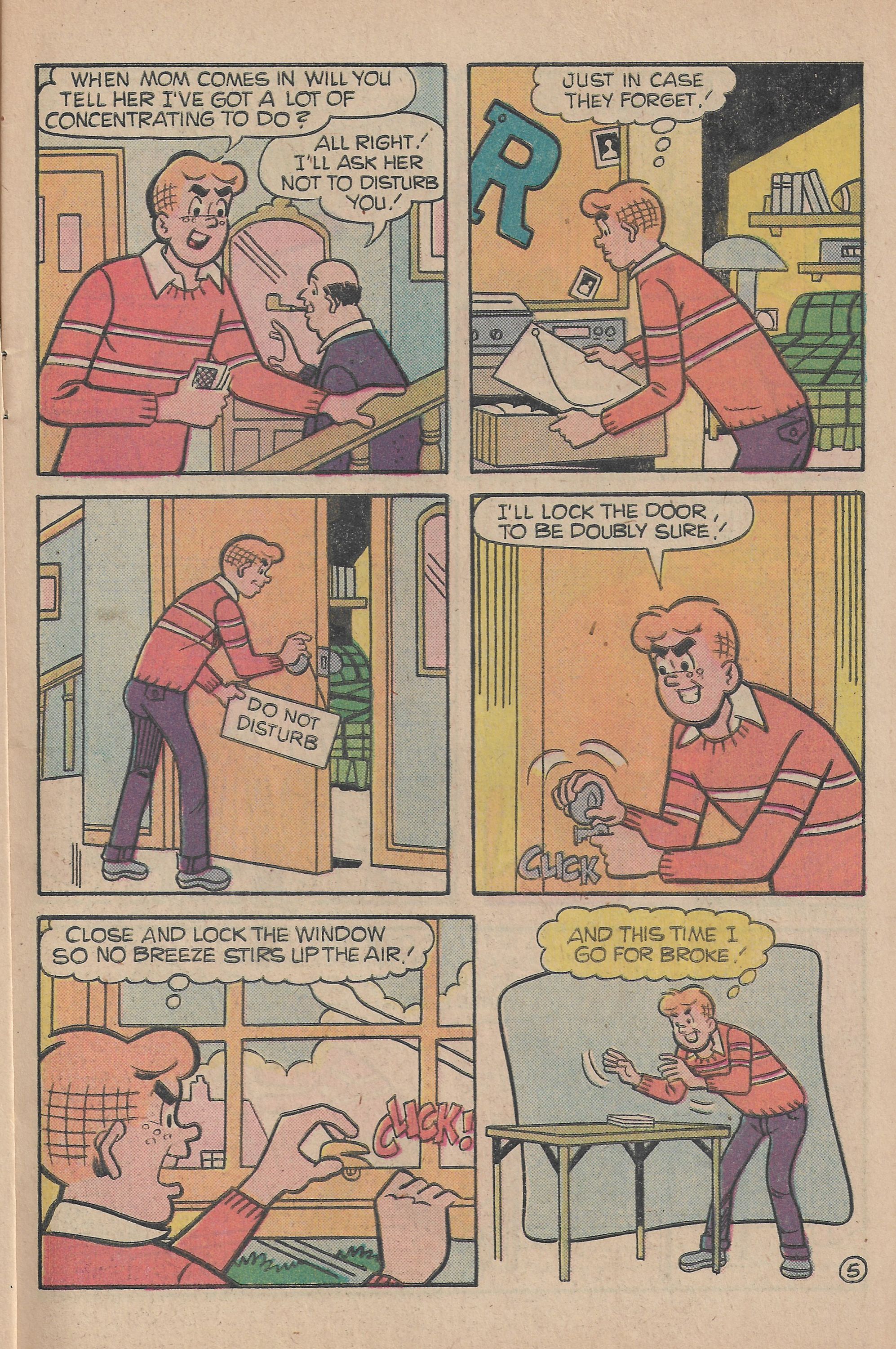 Read online Archie's TV Laugh-Out comic -  Issue #59 - 7