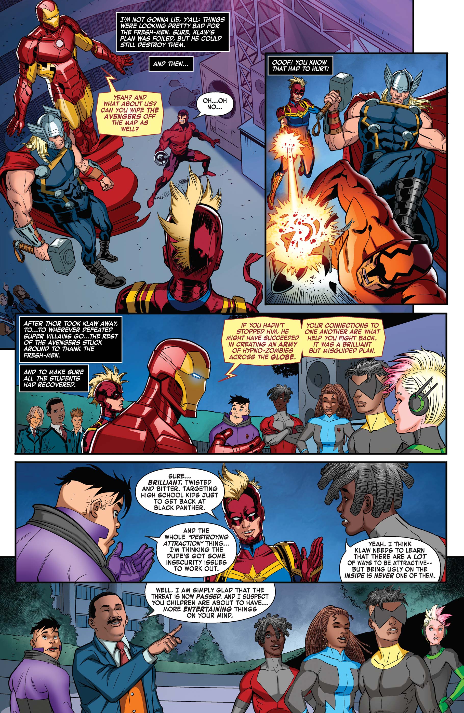 AXE: The Freshmen Issue Featuring The Avengers Full Page 15
