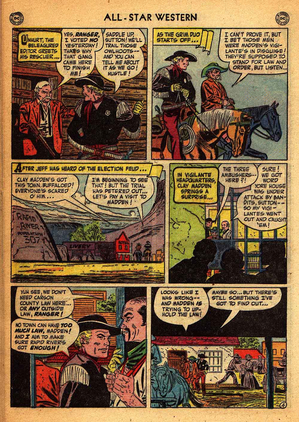 Read online All-Star Western (1951) comic -  Issue #58 - 28