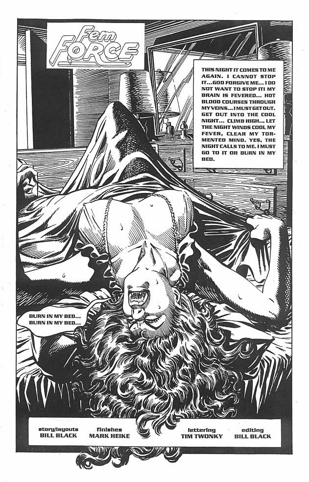Read online Femforce: Rampaging She-Cat! comic -  Issue # Full - 3