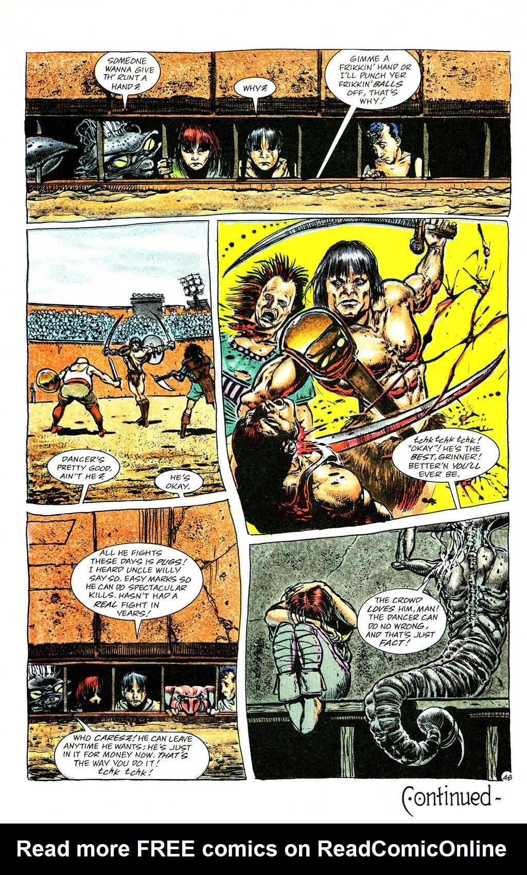 Read online Grimjack comic -  Issue #77 - 32