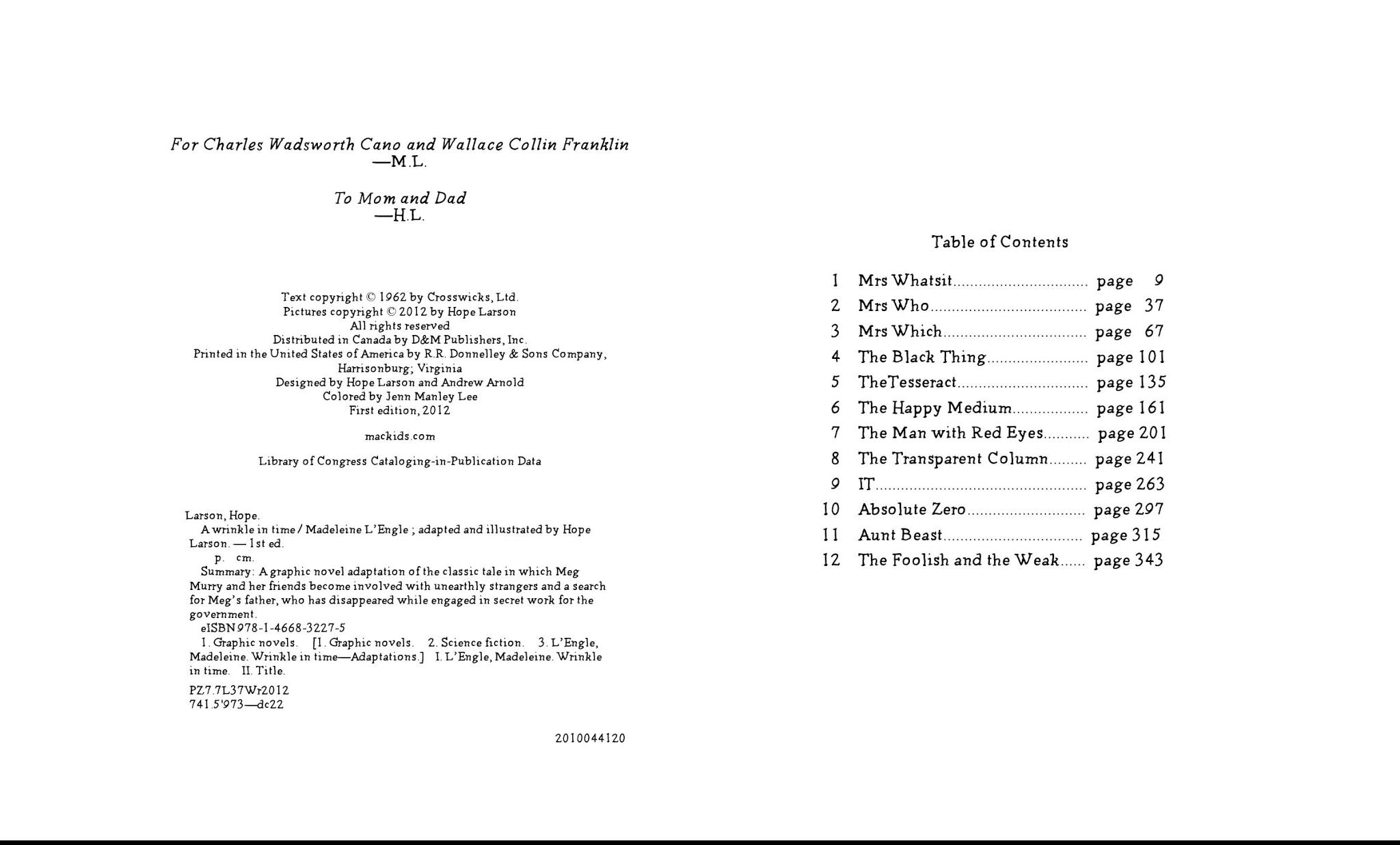 Read online A Wrinkle in Time comic -  Issue # TPB (Part 1) - 4