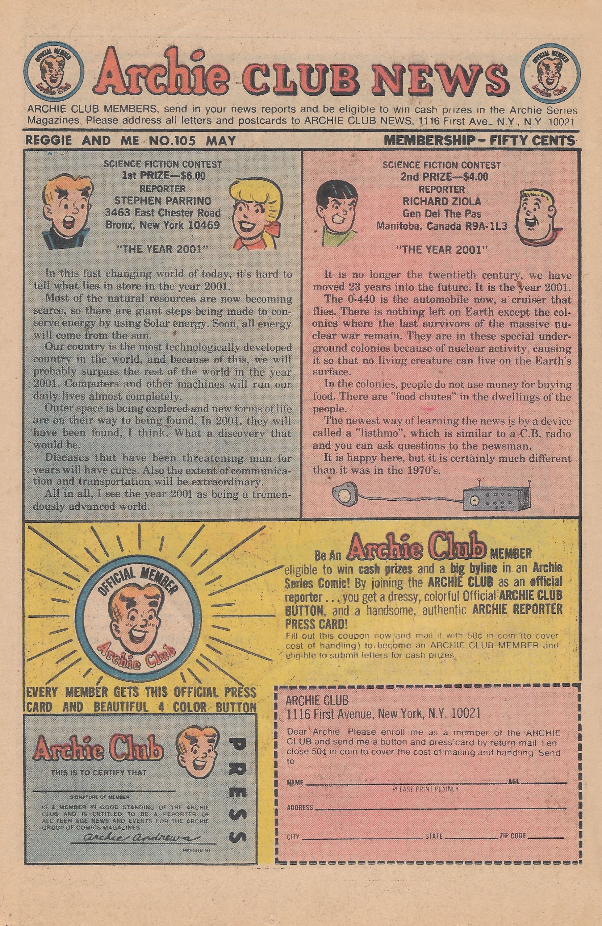 Read online Reggie and Me (1966) comic -  Issue #105 - 26
