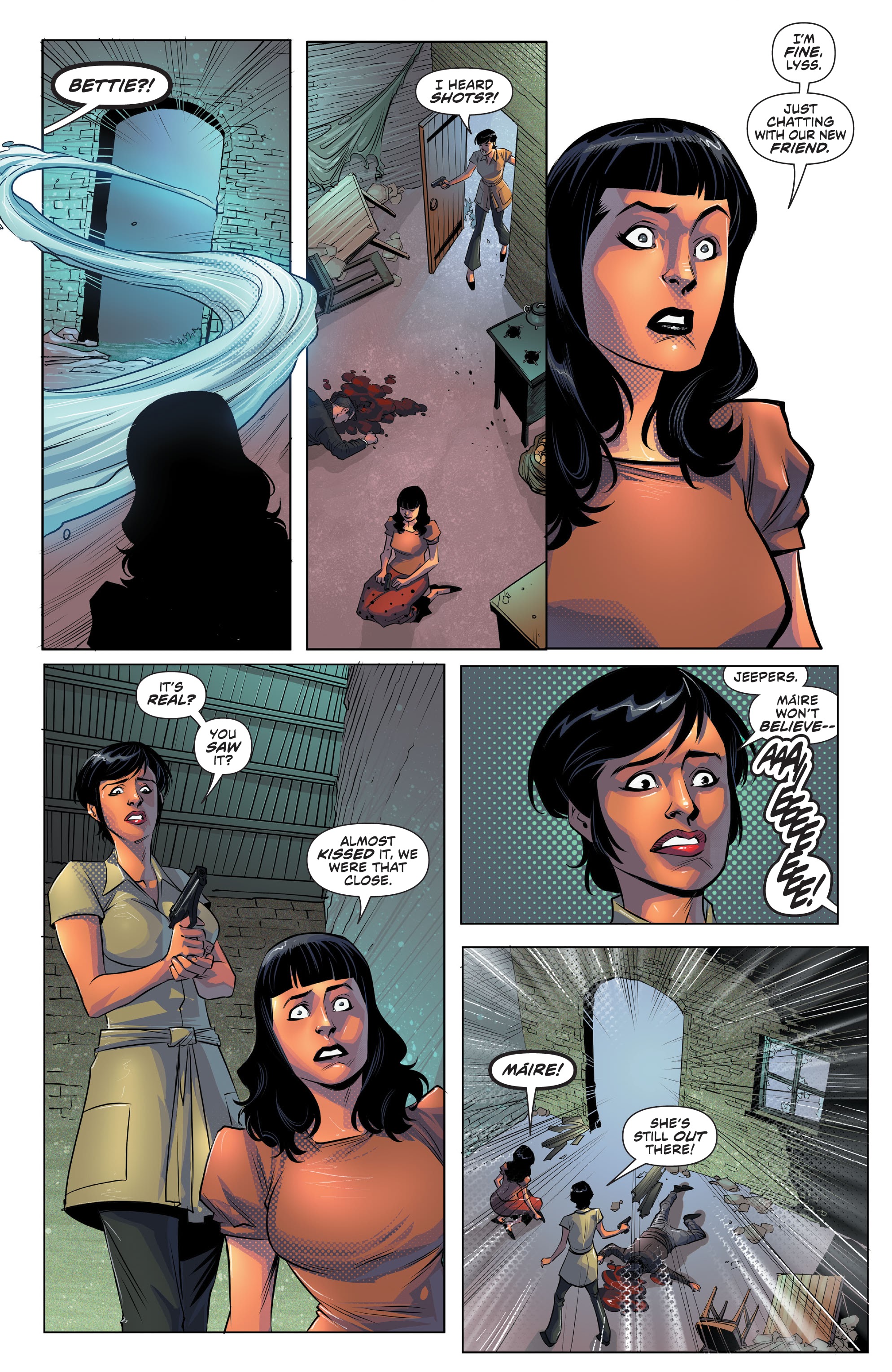 Read online Bettie Page & The Curse of the Banshee comic -  Issue #2 - 8