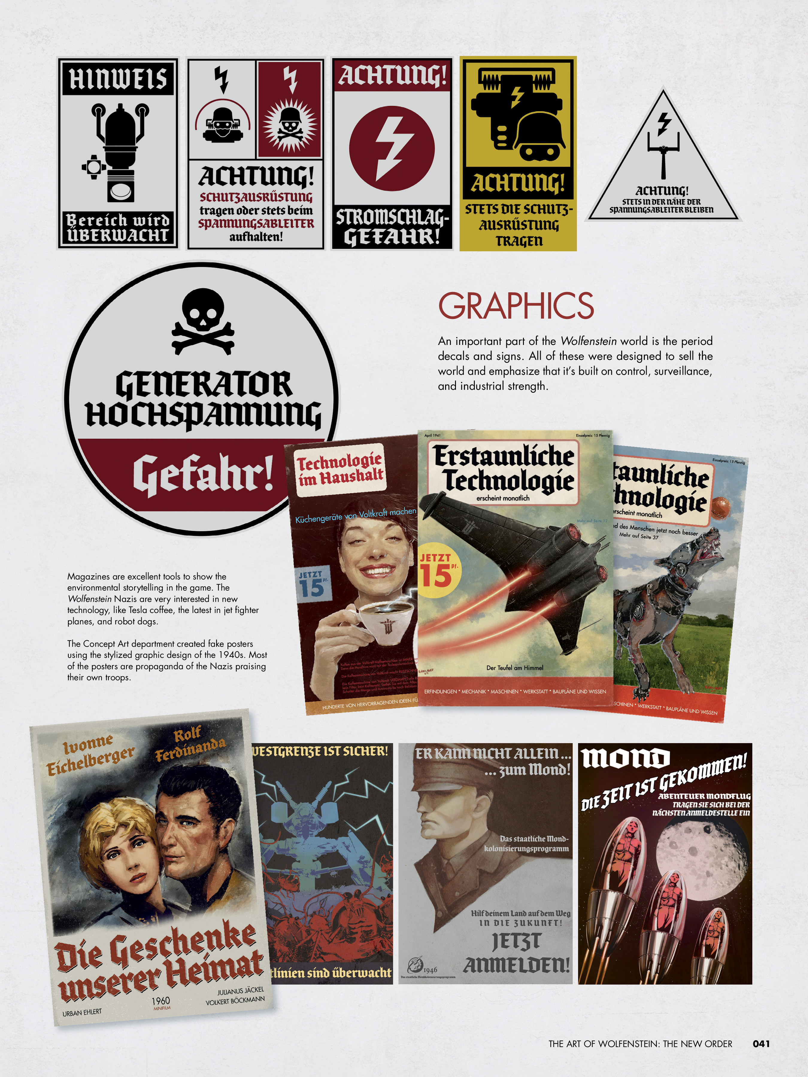 Read online The Art of Wolfenstein: The New Order comic -  Issue # TPB (Part 1) - 39