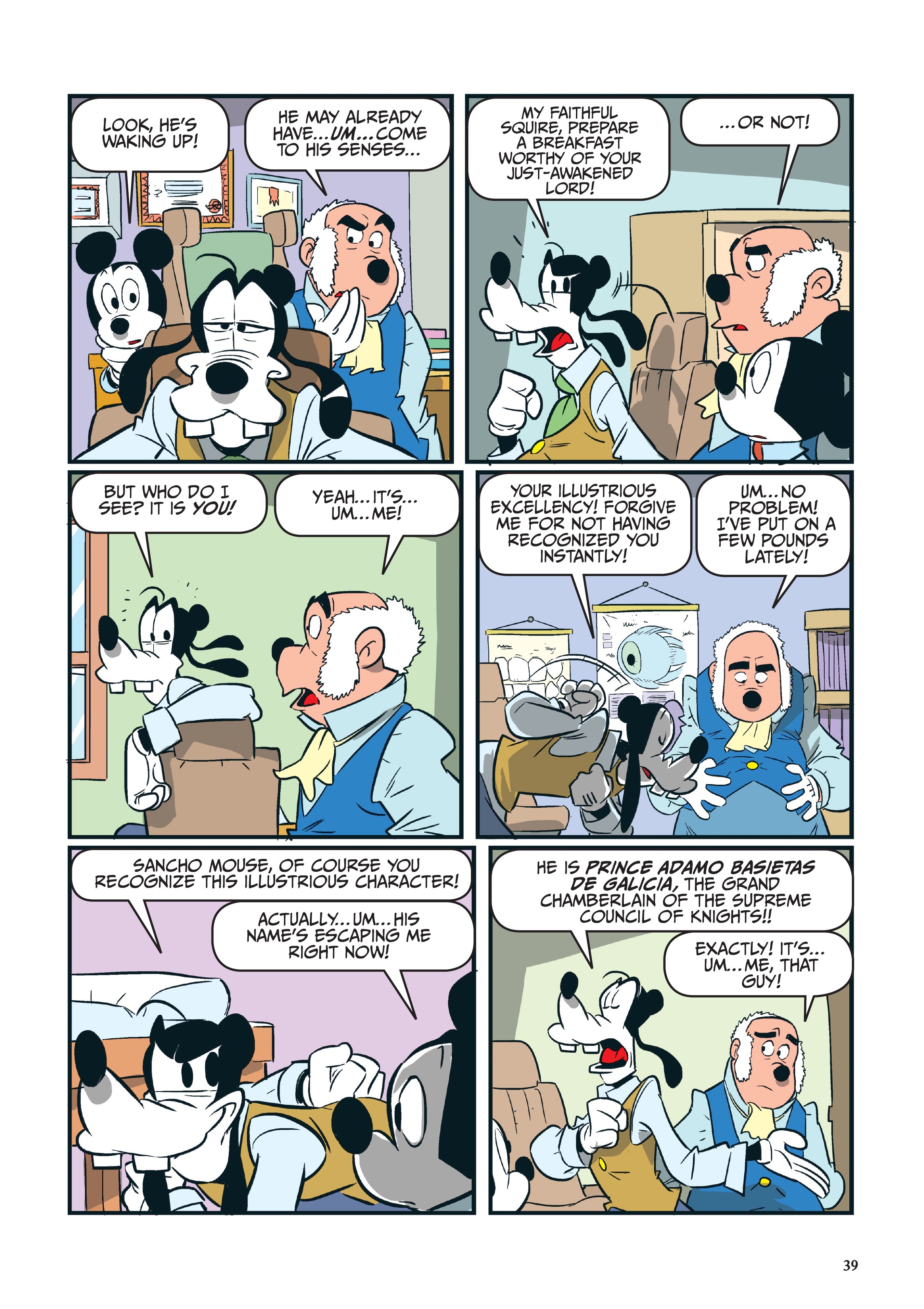 Read online Disney Don Quixote, Starring Goofy and Mickey Mouse comic -  Issue # TPB - 40