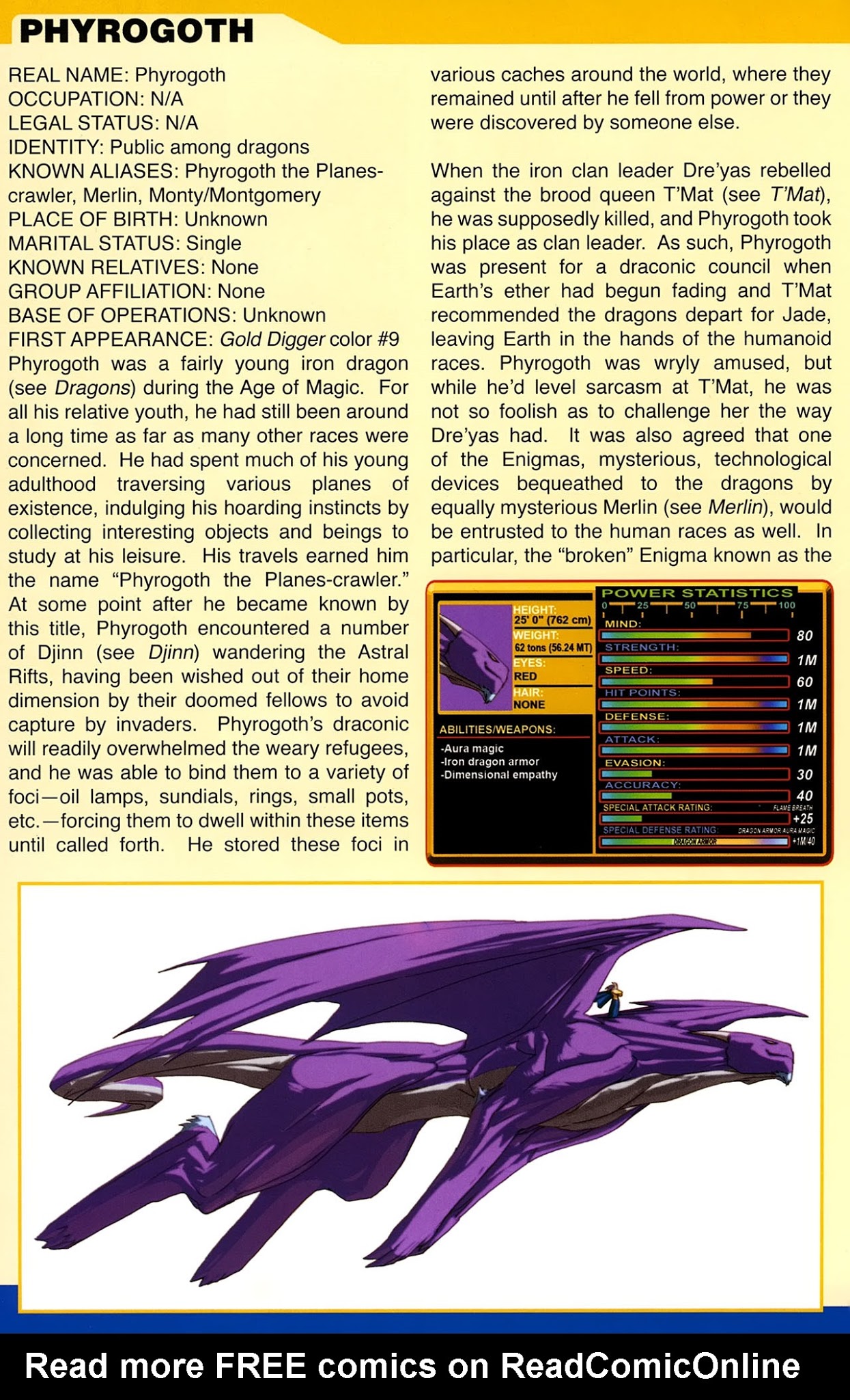 Read online Gold Digger Sourcebook: The Official Handbook of the GD Universe comic -  Issue #11 - 12