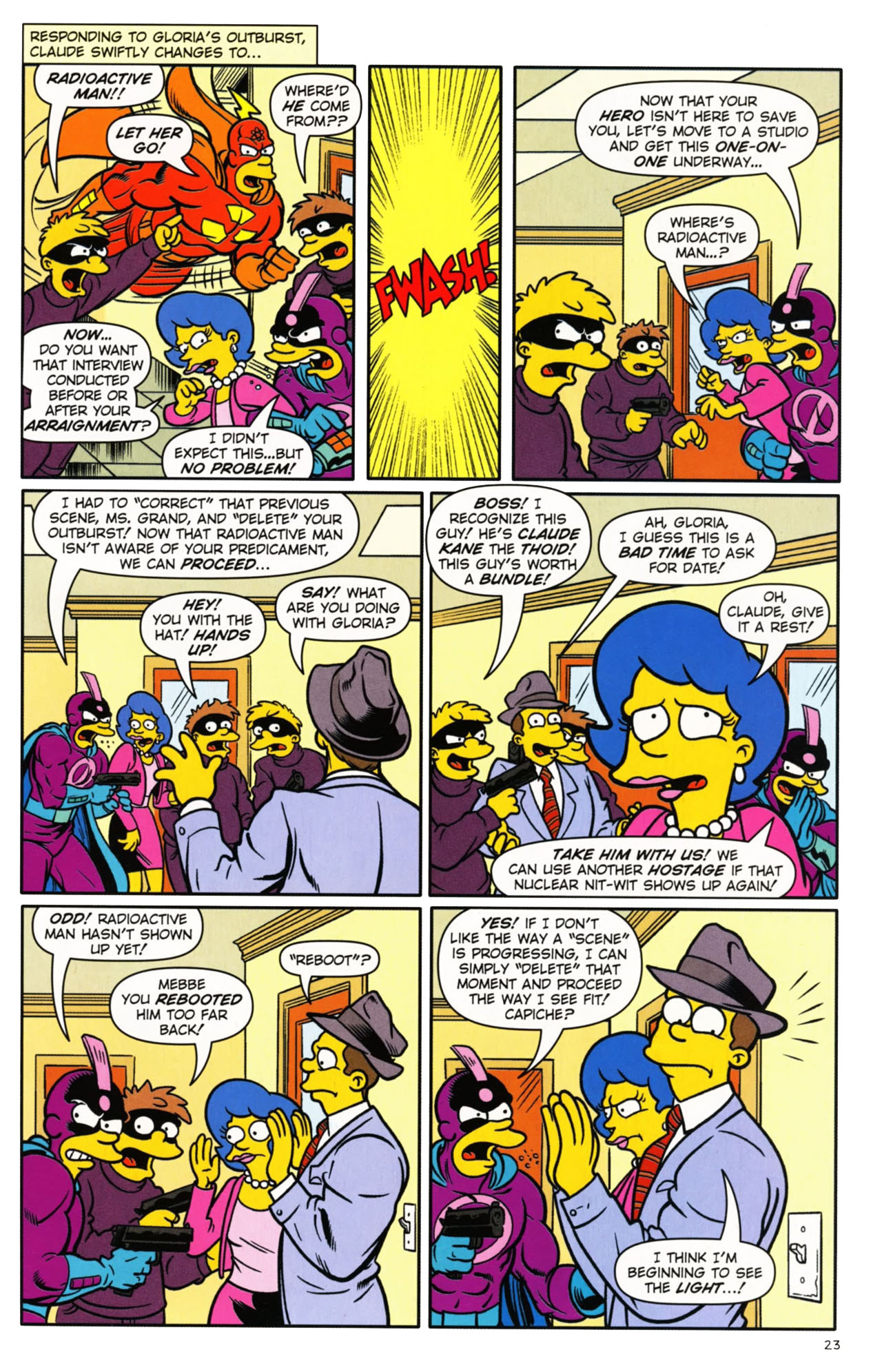 Read online Bongo Comics Presents Simpsons Super Spectacular comic -  Issue #10 - 25