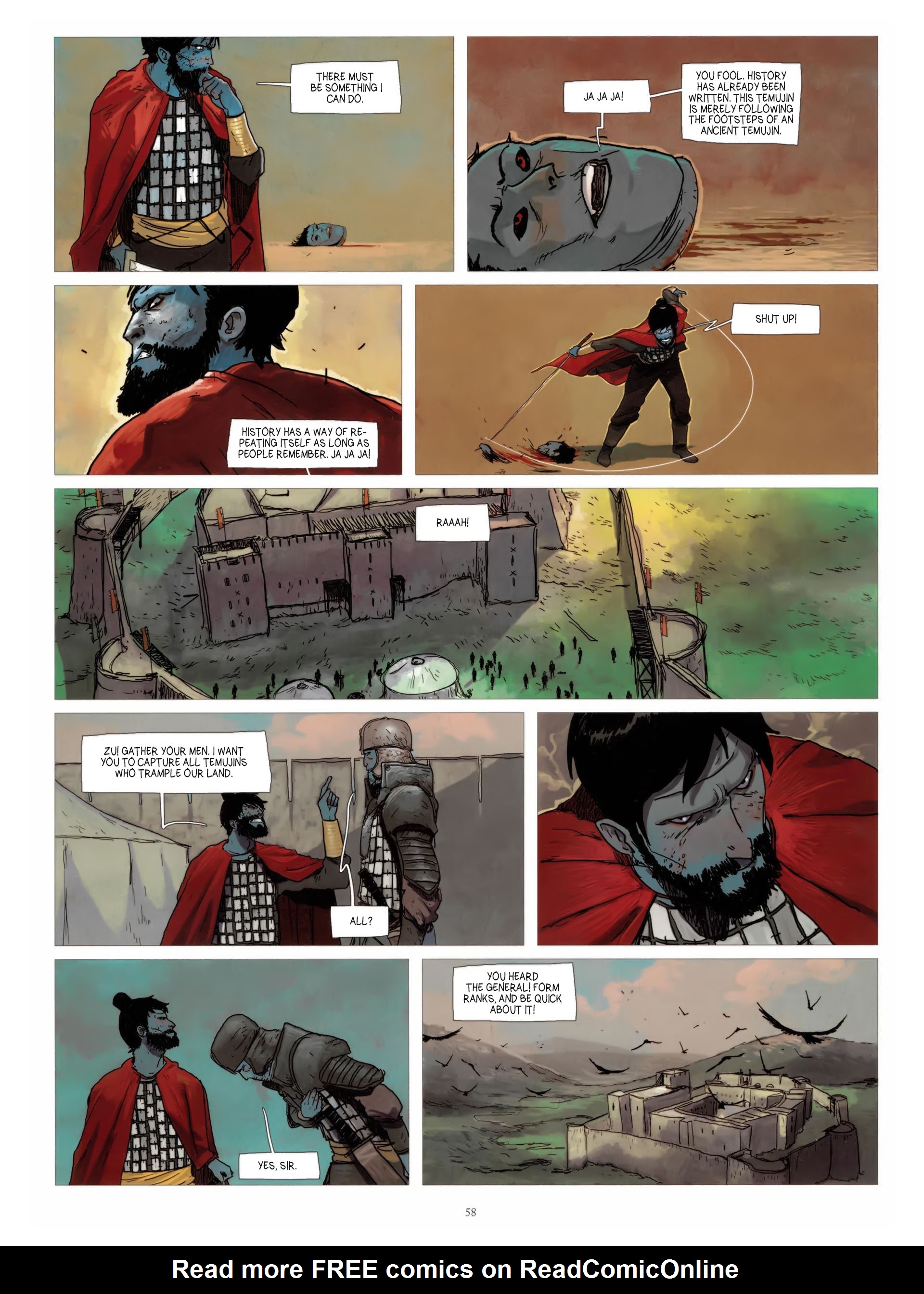 Read online Temujin comic -  Issue #1 - 60