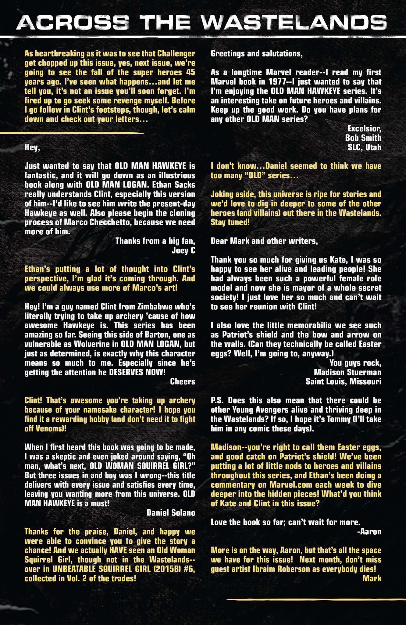 Read online Old Man Hawkeye comic -  Issue #6 - 23