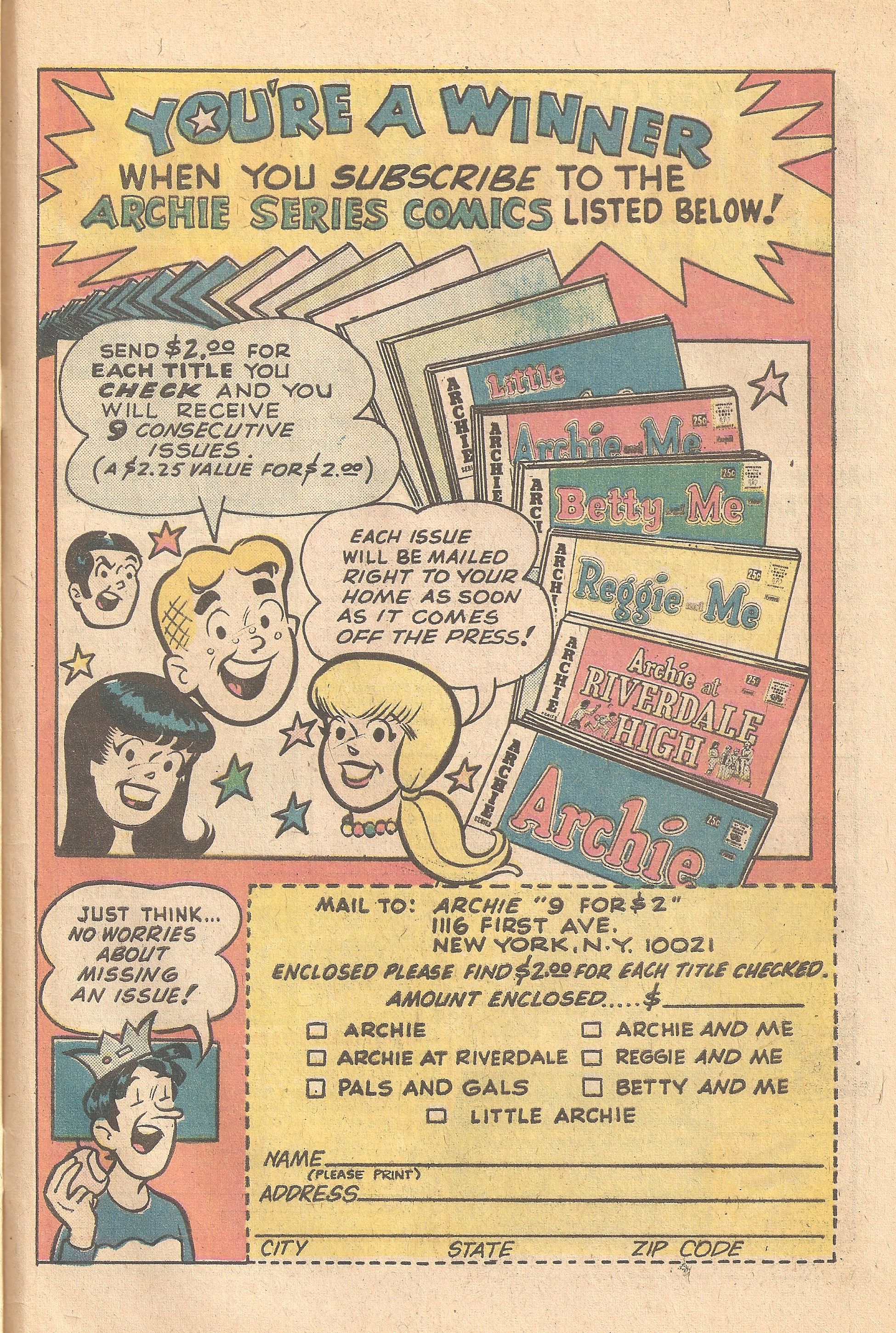 Read online Archie Giant Series Magazine comic -  Issue #232 - 49