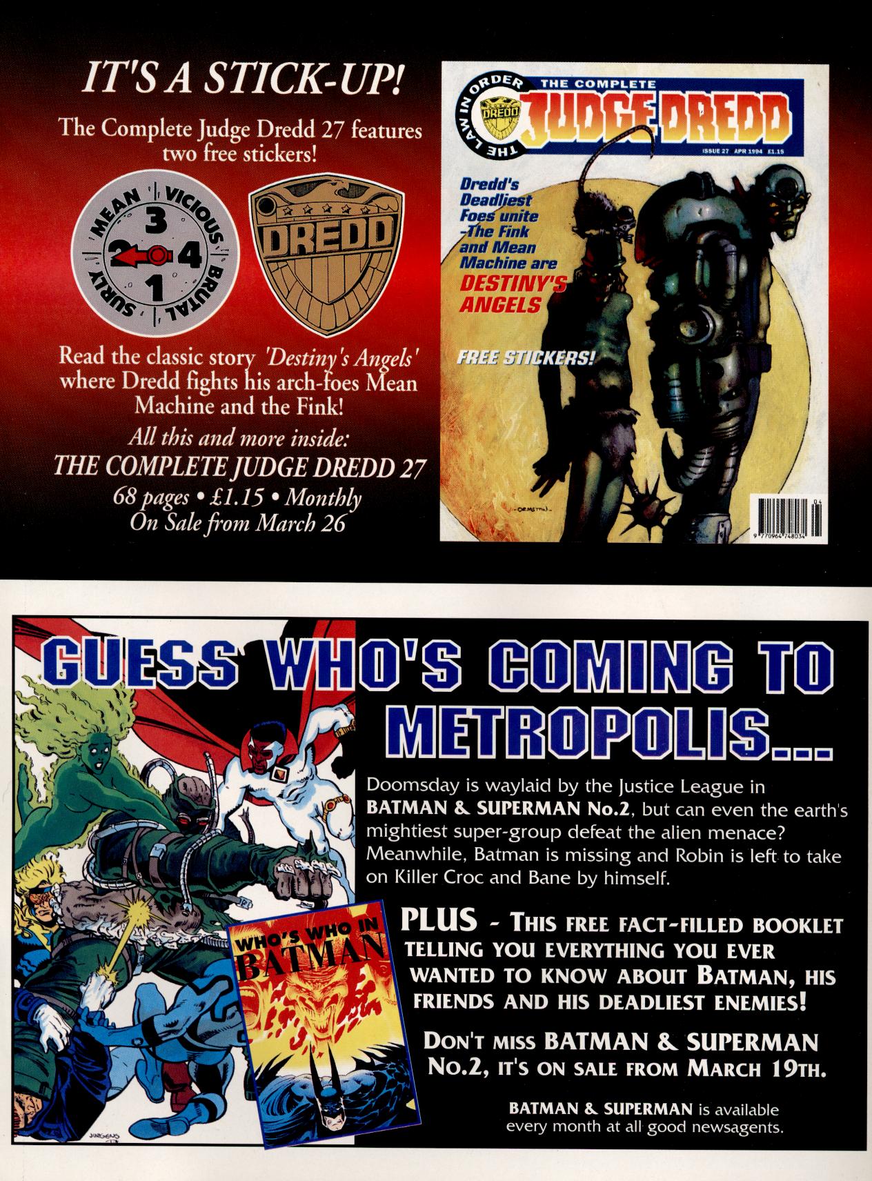 Read online Judge Dredd: The Megazine (vol. 2) comic -  Issue #51 - 51