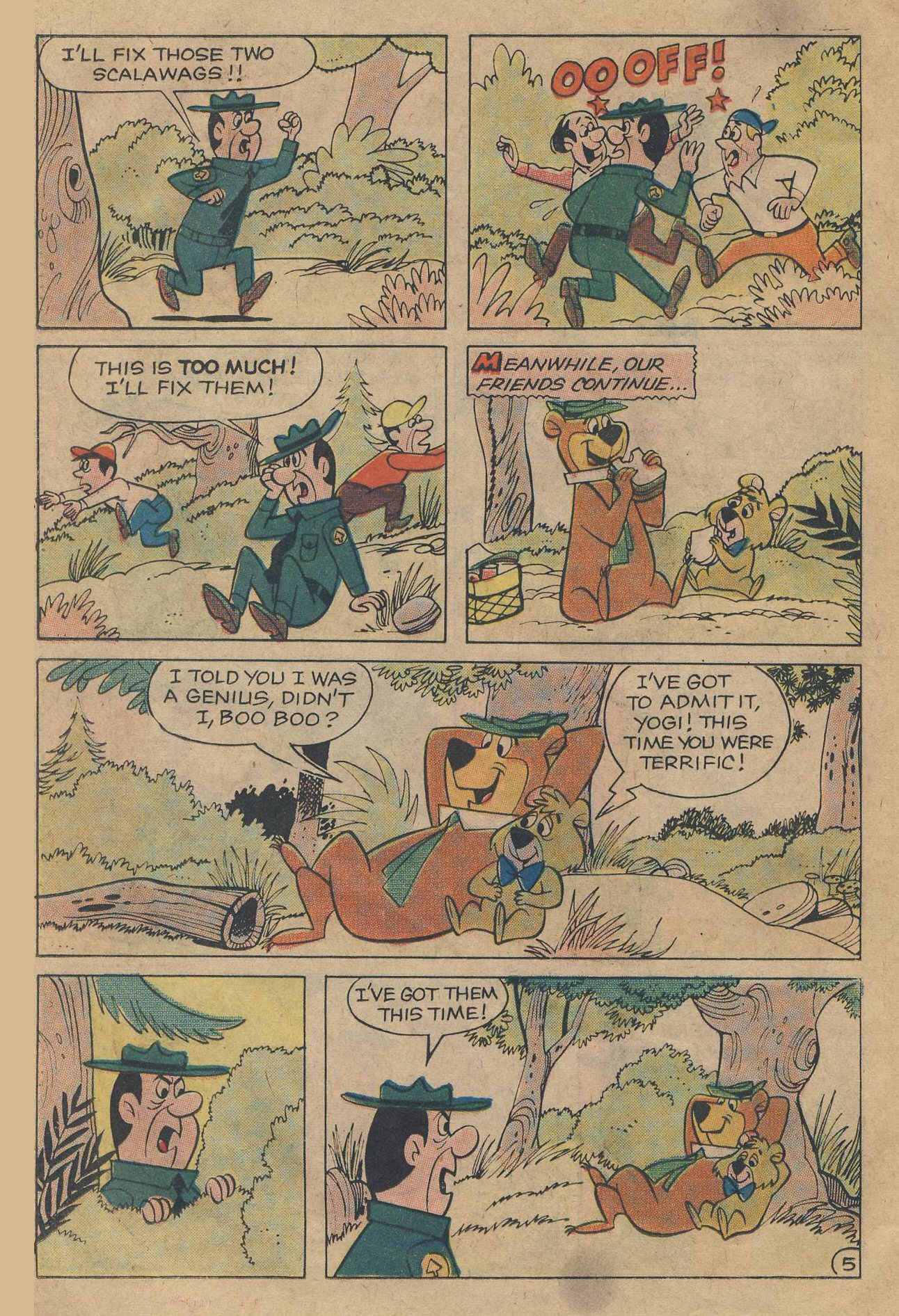 Read online Yogi Bear (1970) comic -  Issue #3 - 22