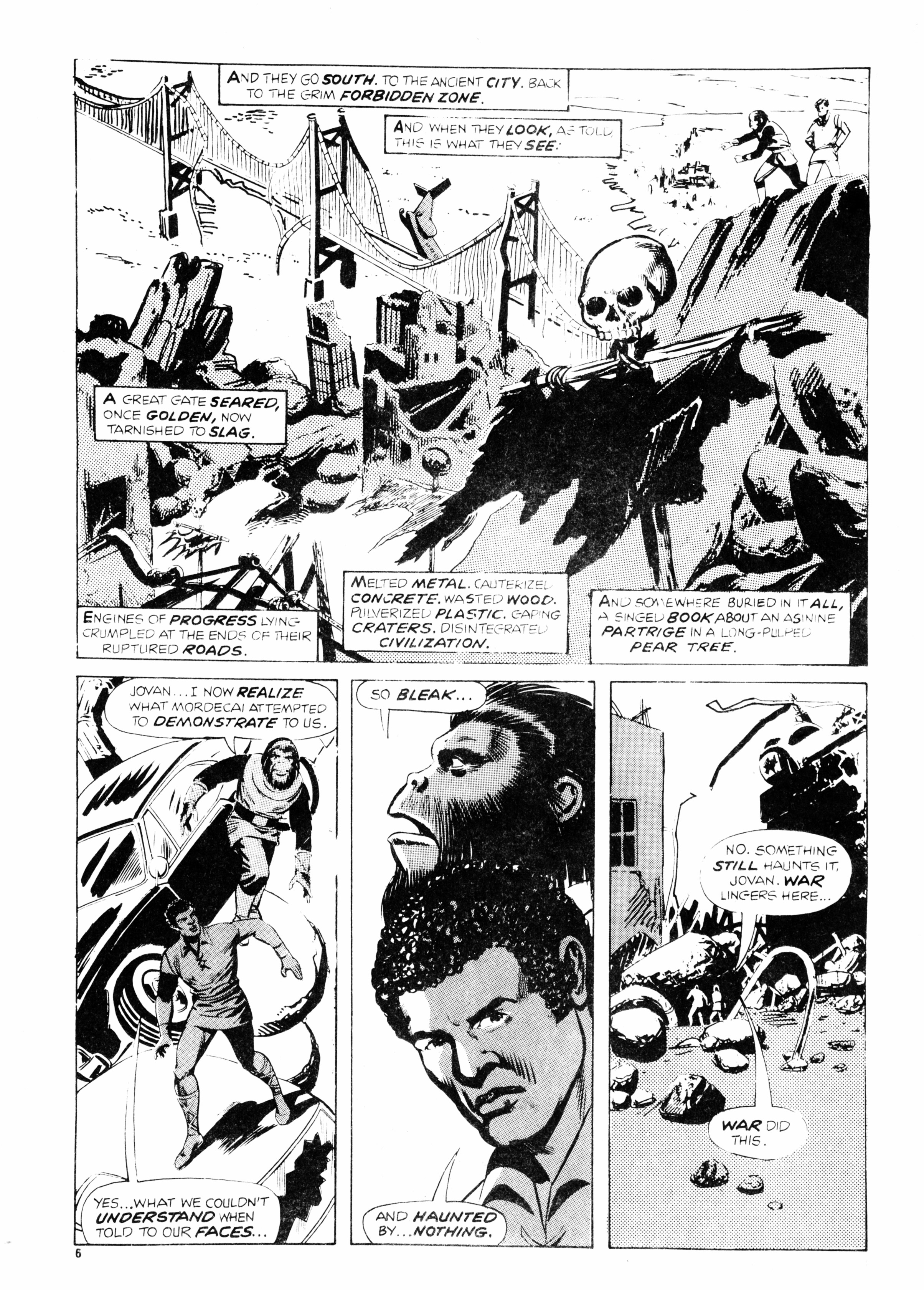 Read online Planet of the Apes (1974) comic -  Issue #22 - 6