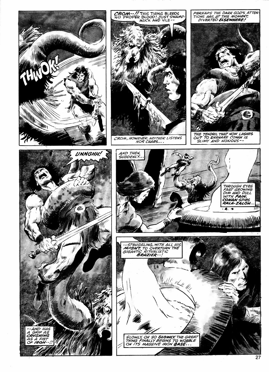 Read online The Savage Sword Of Conan comic -  Issue #84 - 27