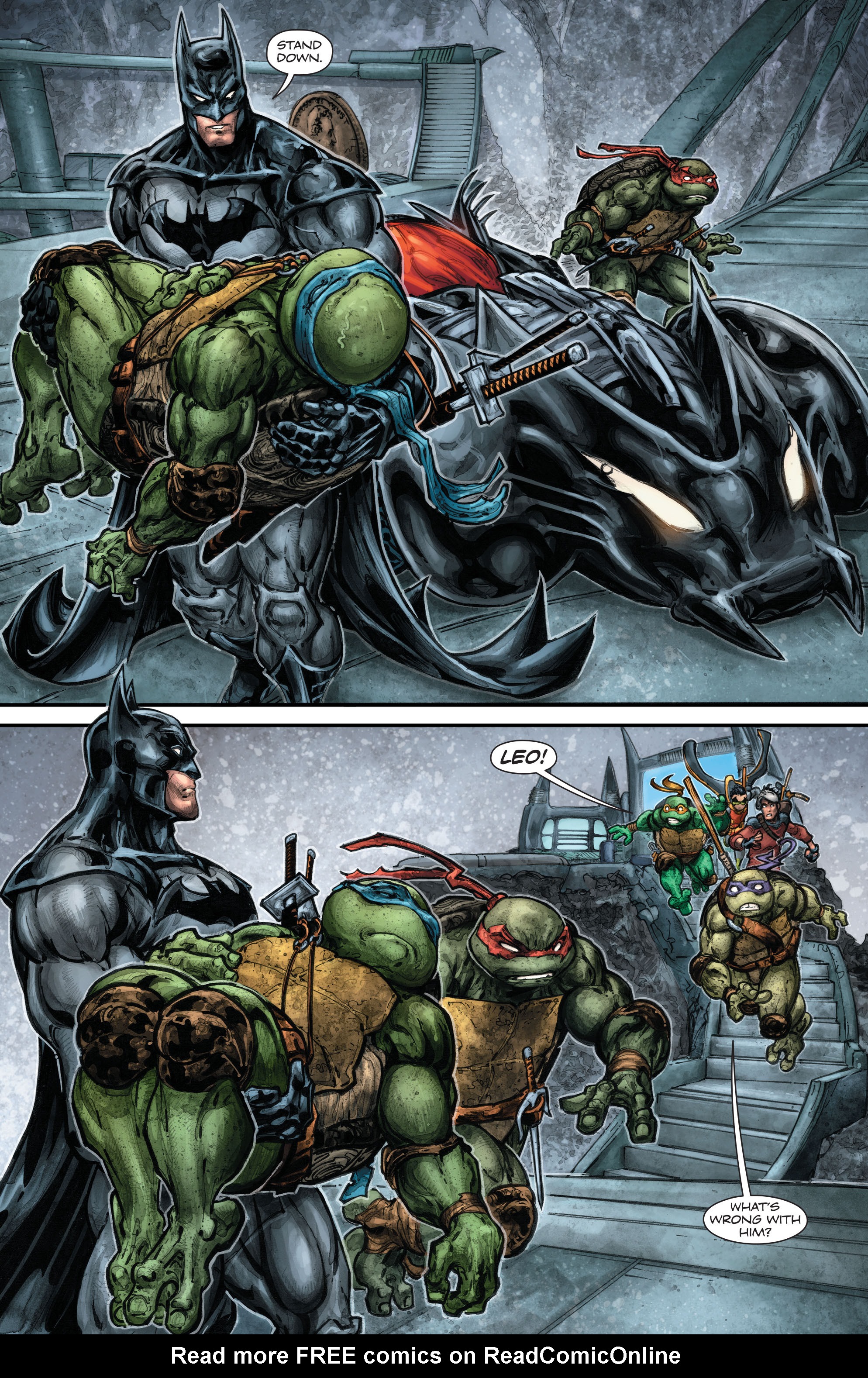 Read online Batman/Teenage Mutant Ninja Turtles comic -  Issue #5 - 14