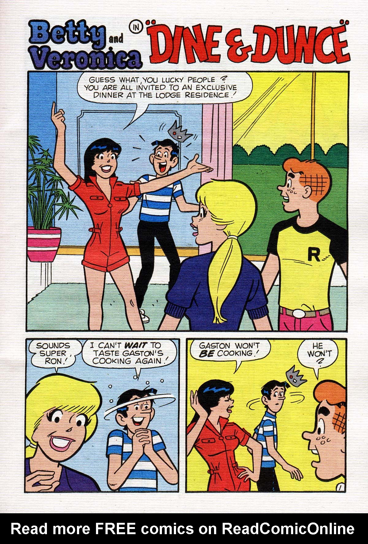 Read online Betty and Veronica Digest Magazine comic -  Issue #124 - 154