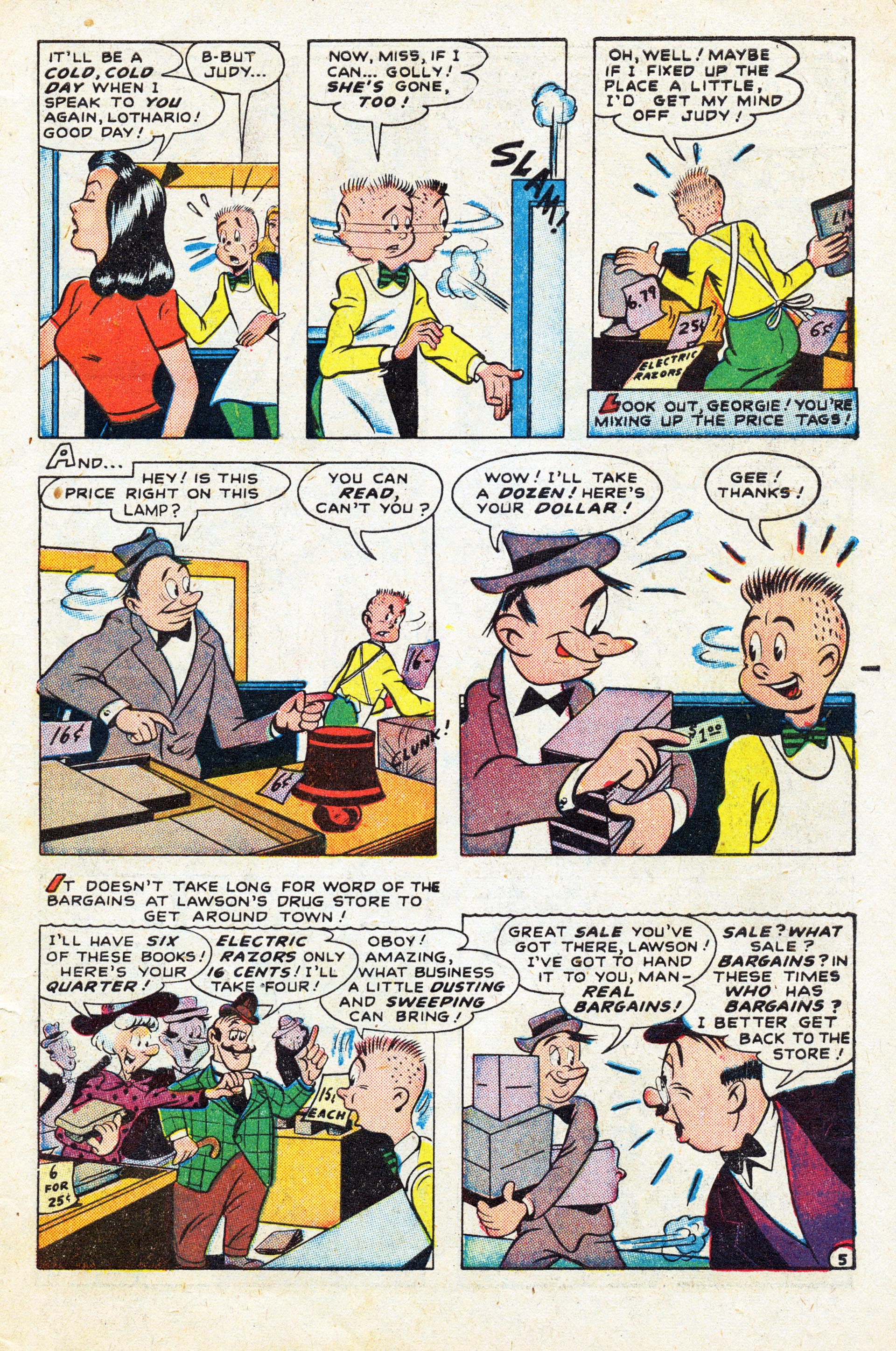 Read online Georgie And Judy Comics comic -  Issue #21 - 7