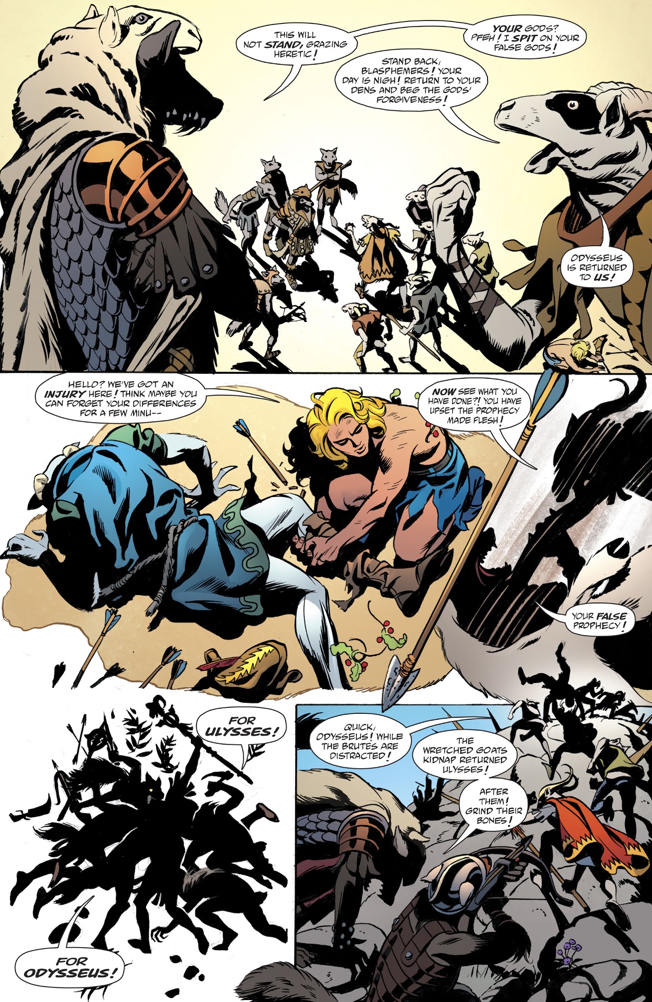 Read online The Kamandi Challenge comic -  Issue #8 - 9