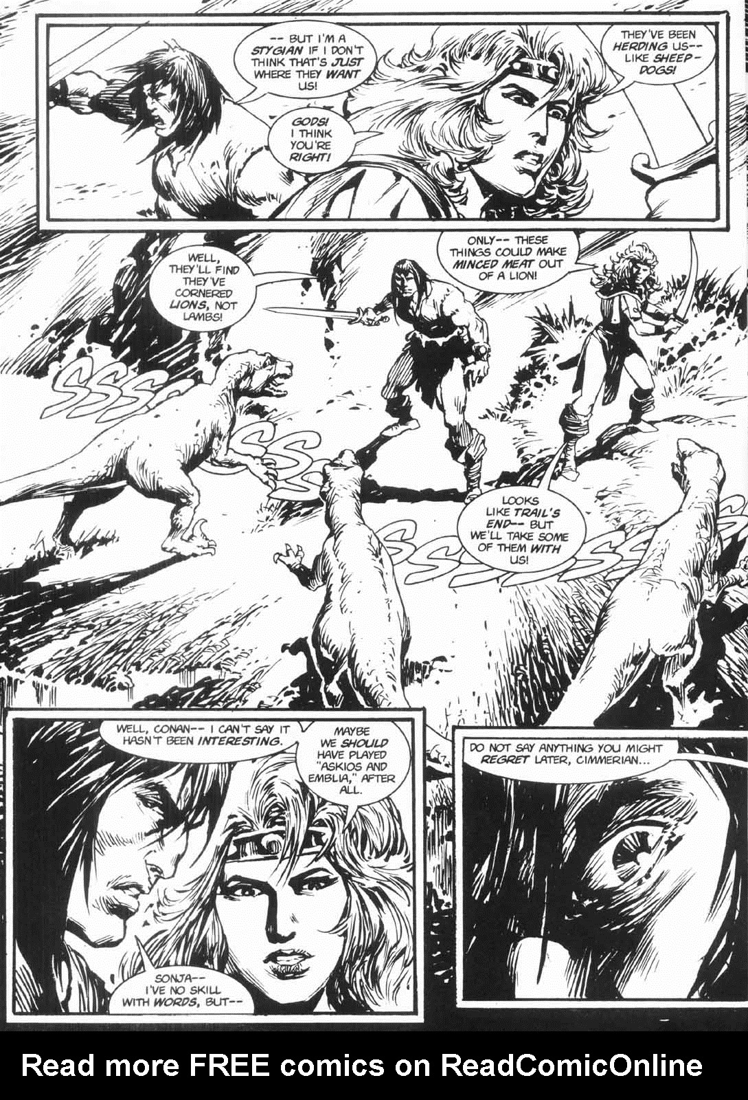 Read online The Savage Sword Of Conan comic -  Issue #224 - 58