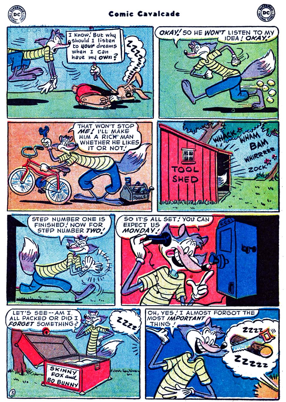 Read online Comic Cavalcade comic -  Issue #55 - 53