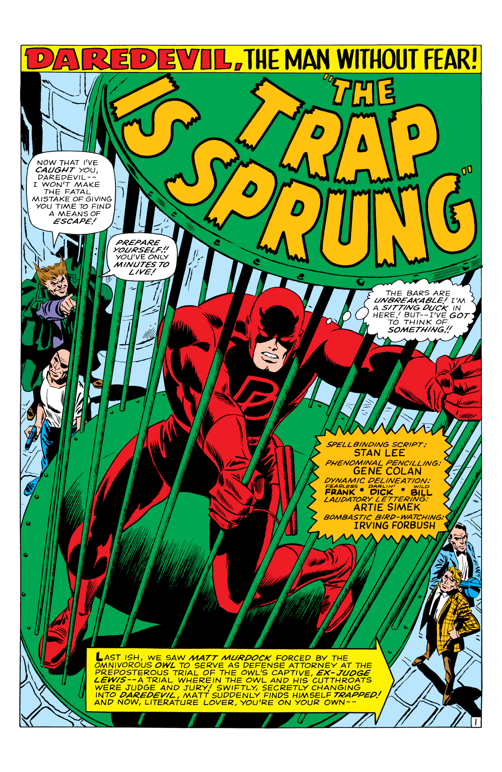 Read online Marvel Masterworks: Daredevil comic -  Issue # TPB 2 (Part 2) - 96