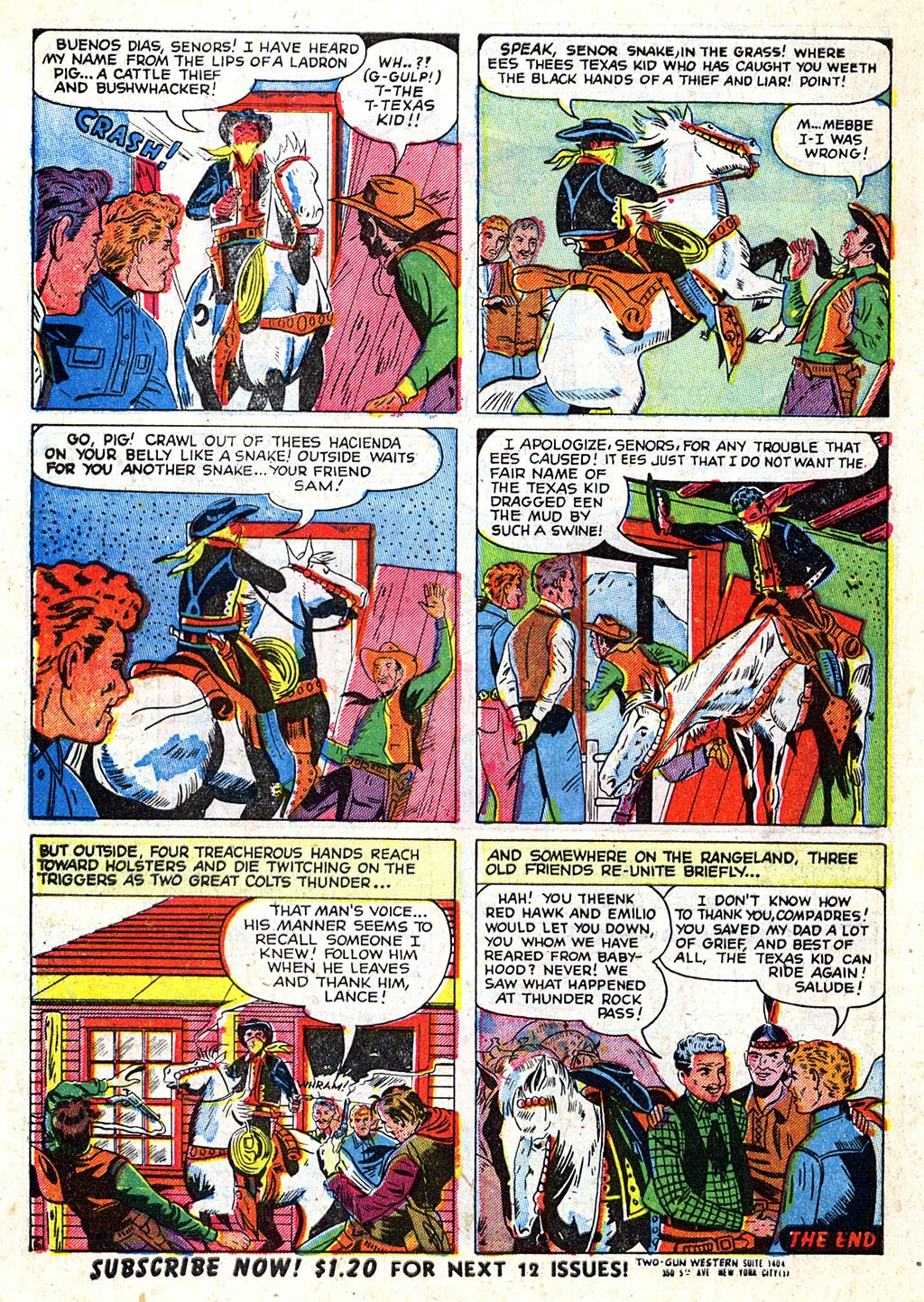 Read online Two Gun Western (1950) comic -  Issue #10 - 32