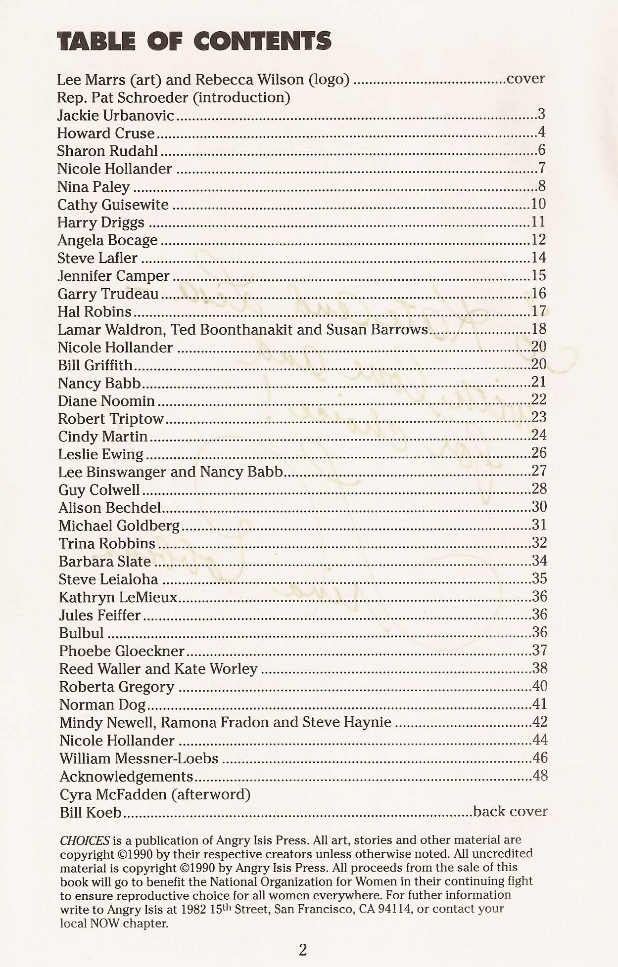 Read online Choices comic -  Issue # Full - 4