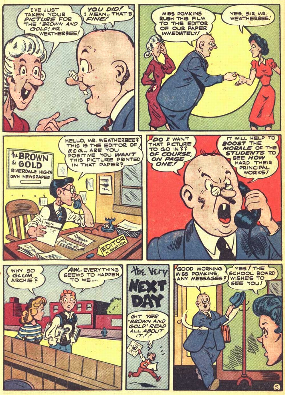 Read online Pep Comics comic -  Issue #48 - 38