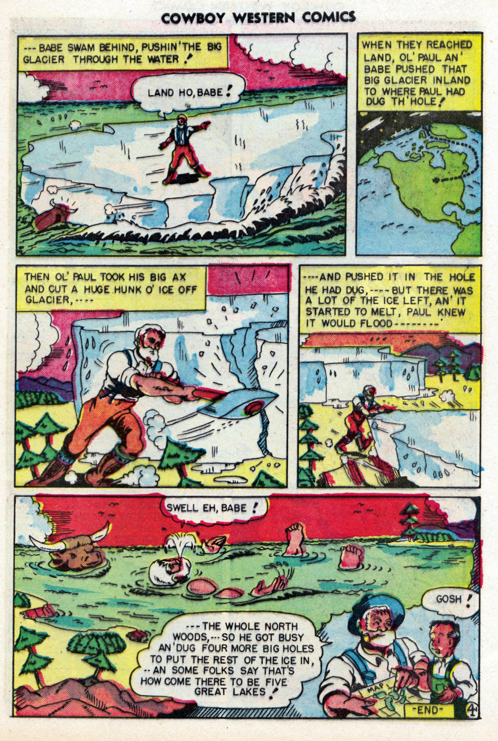 Read online Cowboy Western Comics (1948) comic -  Issue #21 - 25