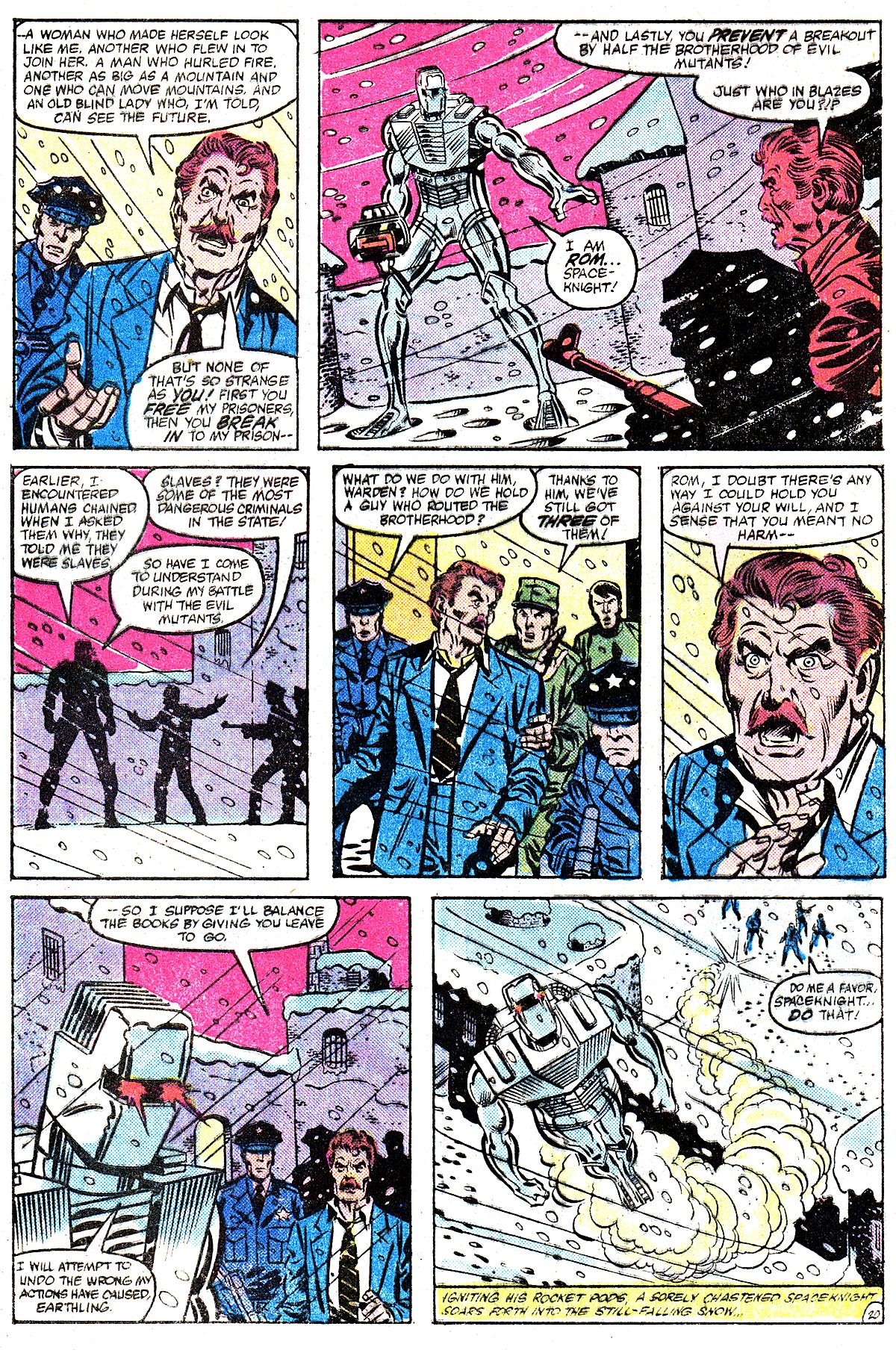 Read online ROM (1979) comic -  Issue #31 - 21