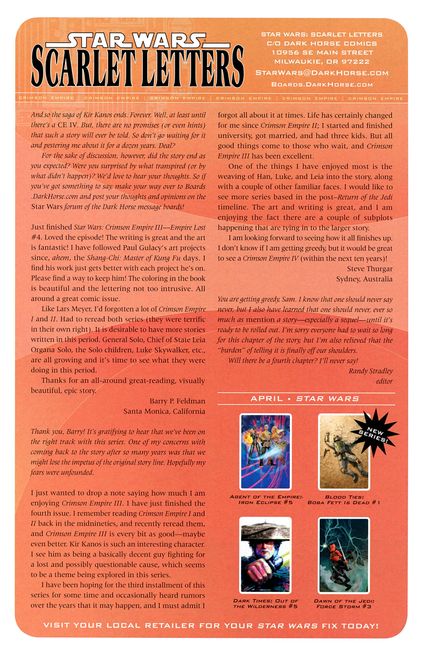 Read online Star Wars: Crimson Empire III - Empire Lost comic -  Issue #6 - 25