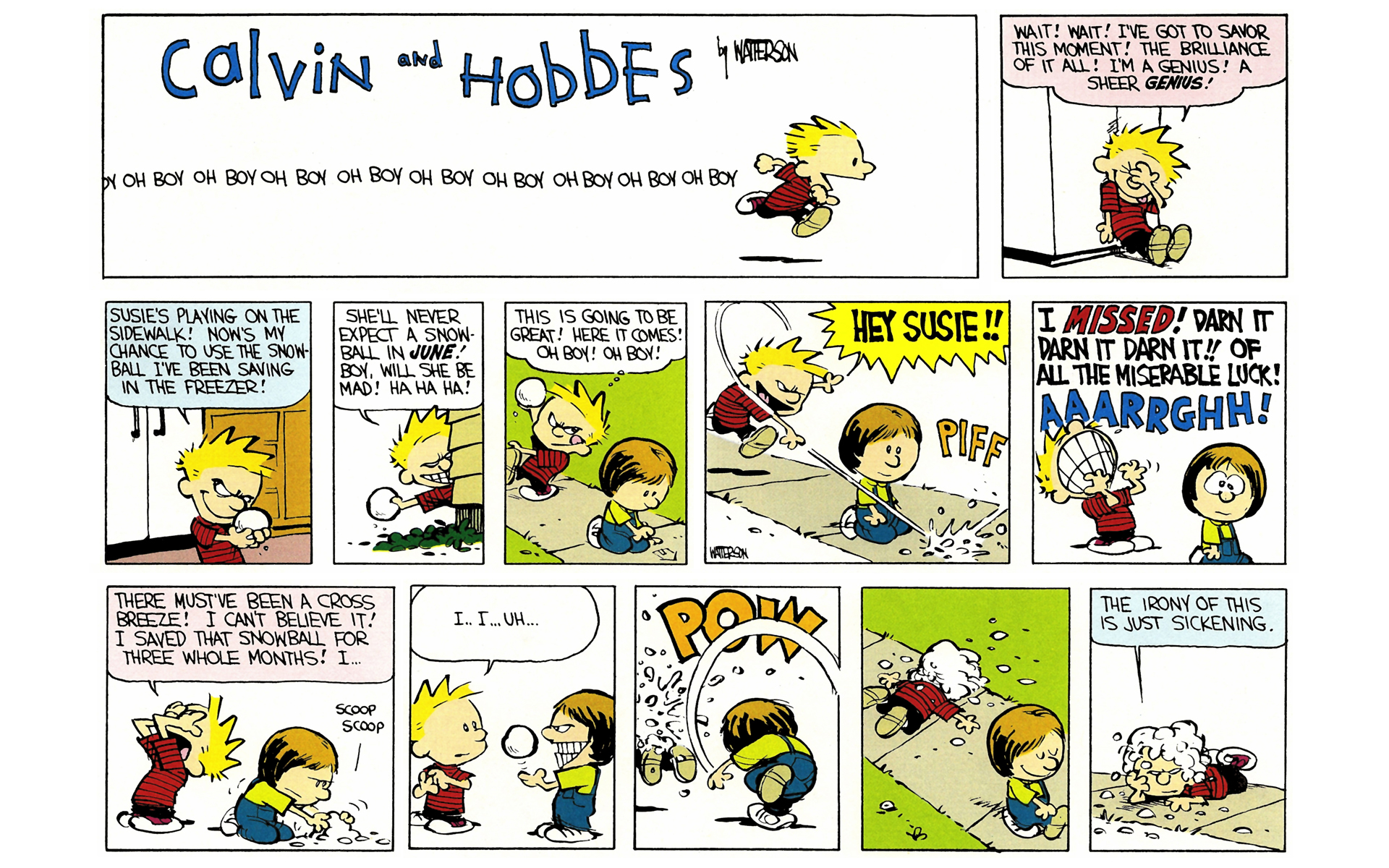 Read online Calvin and Hobbes comic -  Issue #3 - 22