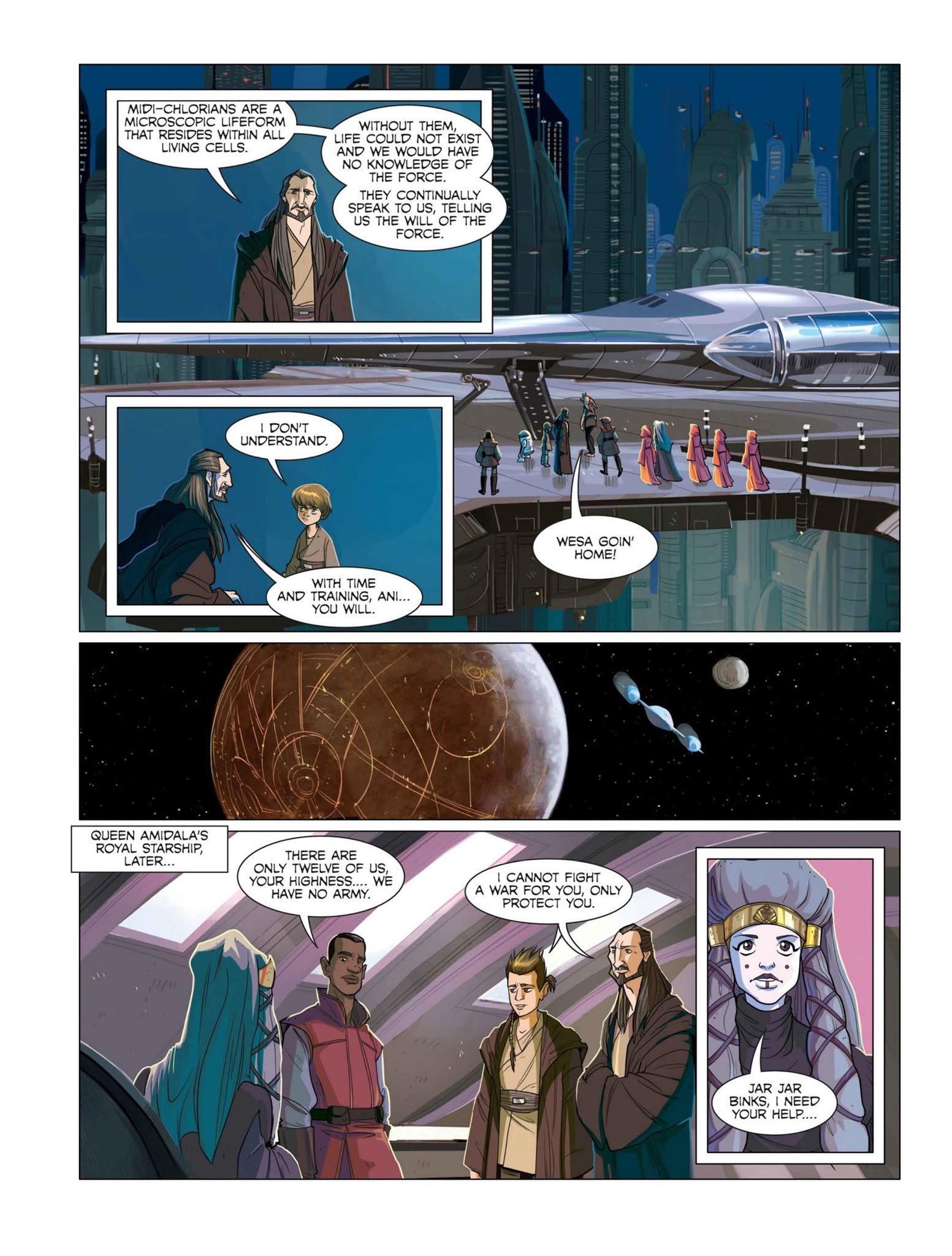 Read online Star Wars: The Prequel Trilogy: A Graphic Novel comic -  Issue # Full - 55