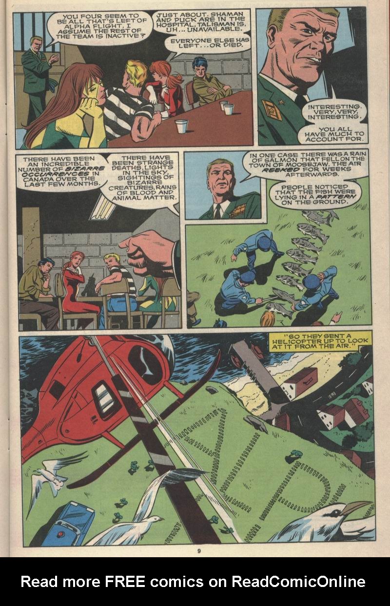 Read online Alpha Flight (1983) comic -  Issue #82 - 8